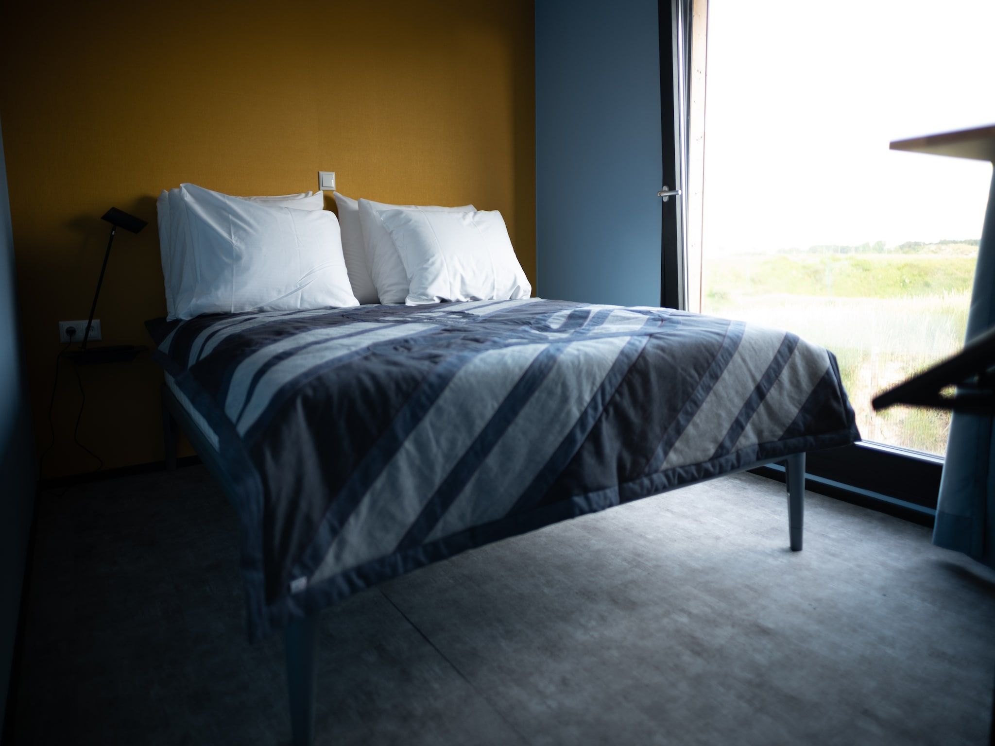 Een slaapkamer van Sea Lodges Zandvoort 6 in Zandvoort