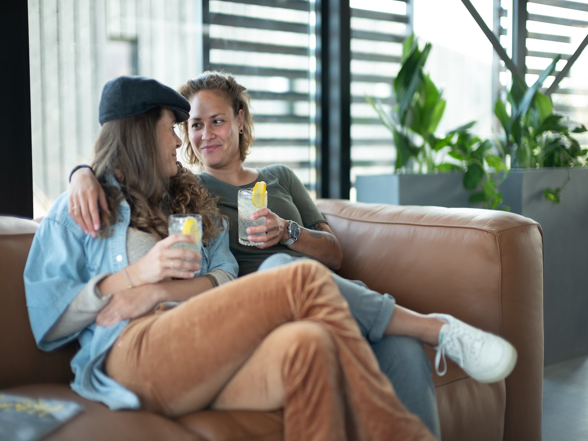 De woonkamer van Sea Lodges Zandvoort 6 in Zandvoort