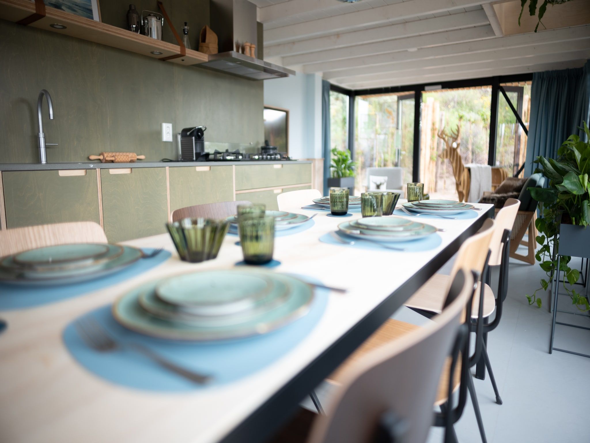 De keuken van Sea Lodges Zandvoort 5 in Zandvoort