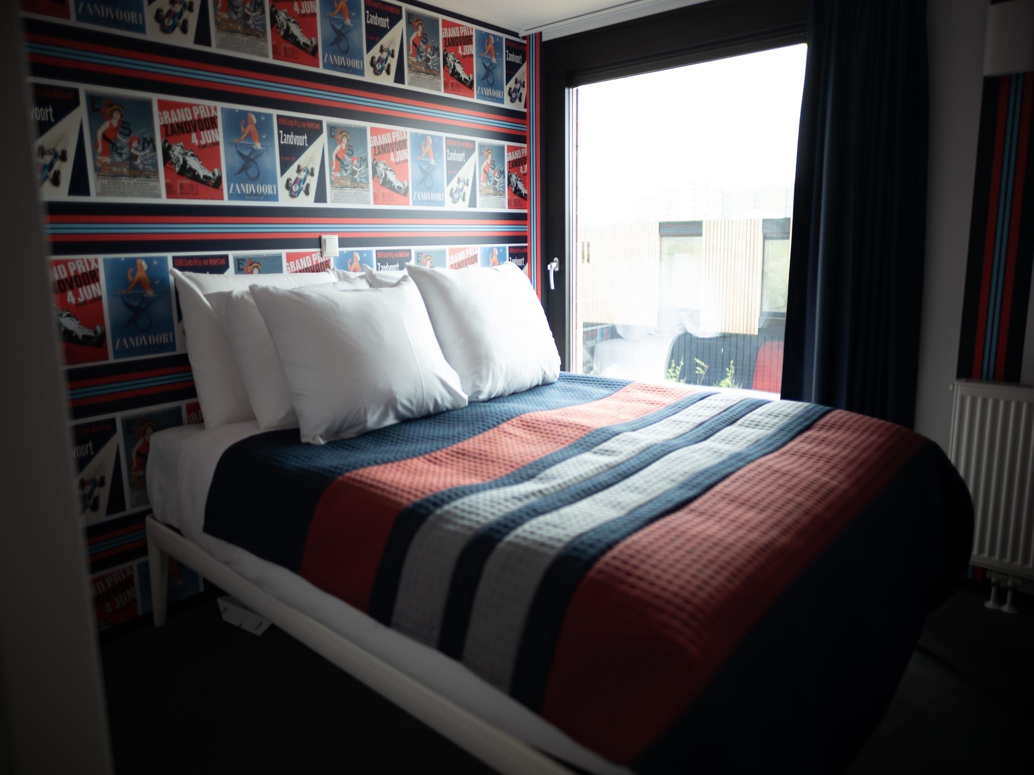 Een slaapkamer van Sea Lodges Zandvoort 7 in Zandvoort