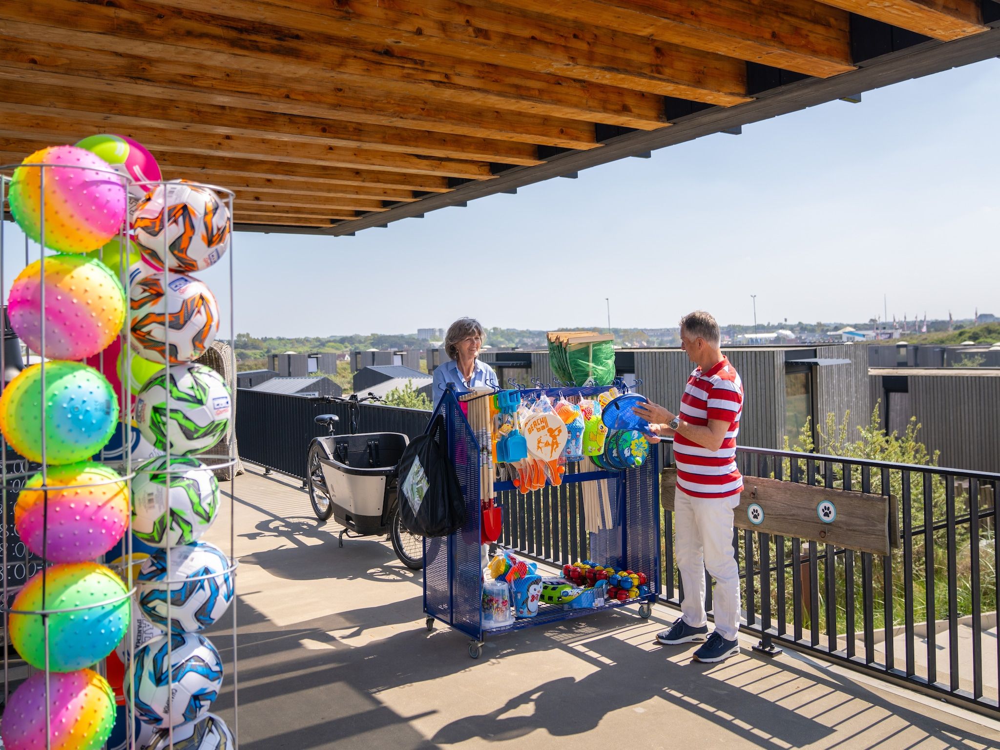 Parkfaciliteiten bij Sea Lodges Zandvoort 7 in Zandvoort