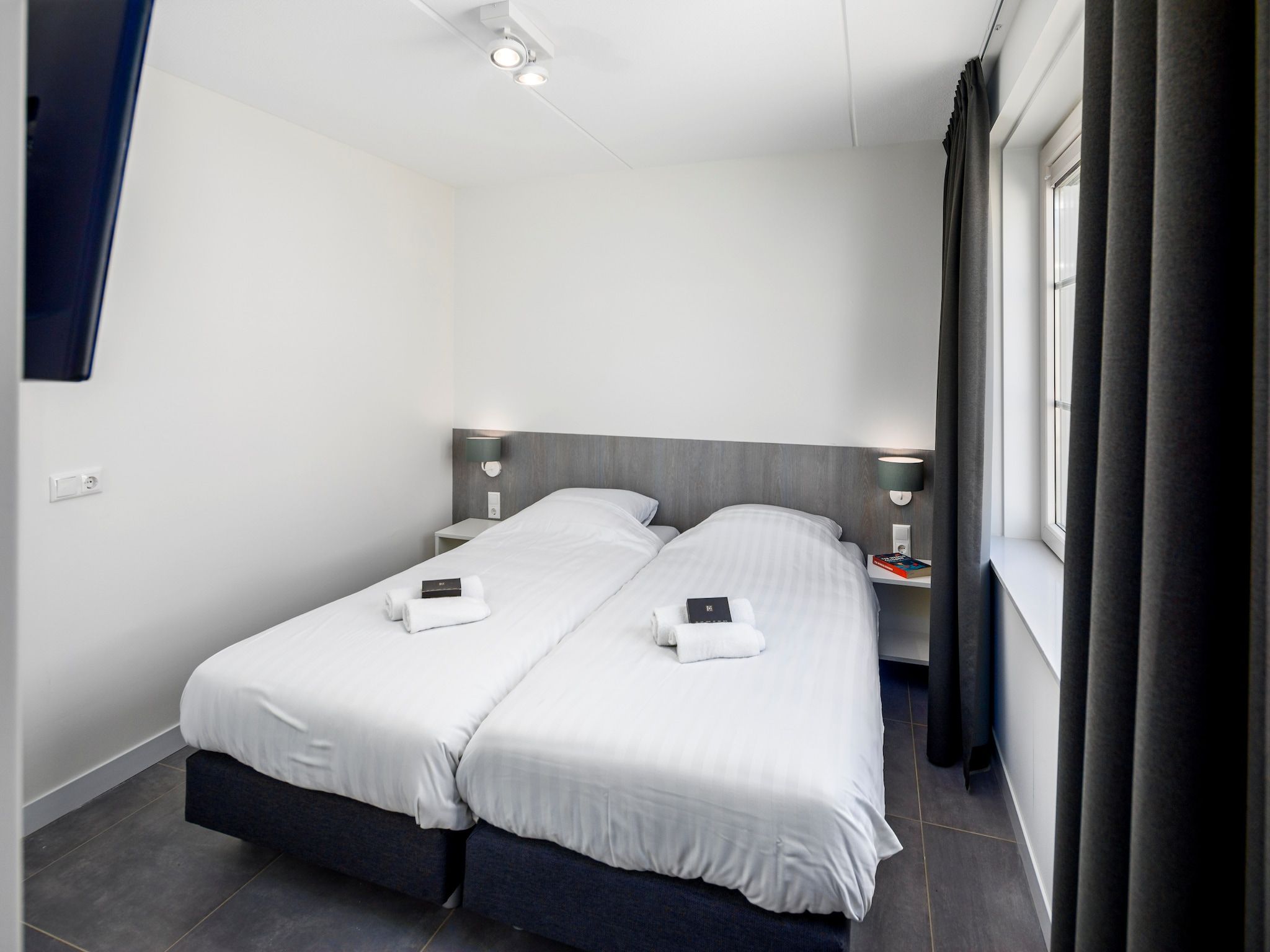 Een slaapkamer van Beach Resort Nieuwvliet-Bad 8 in Nieuwvliet-Bad