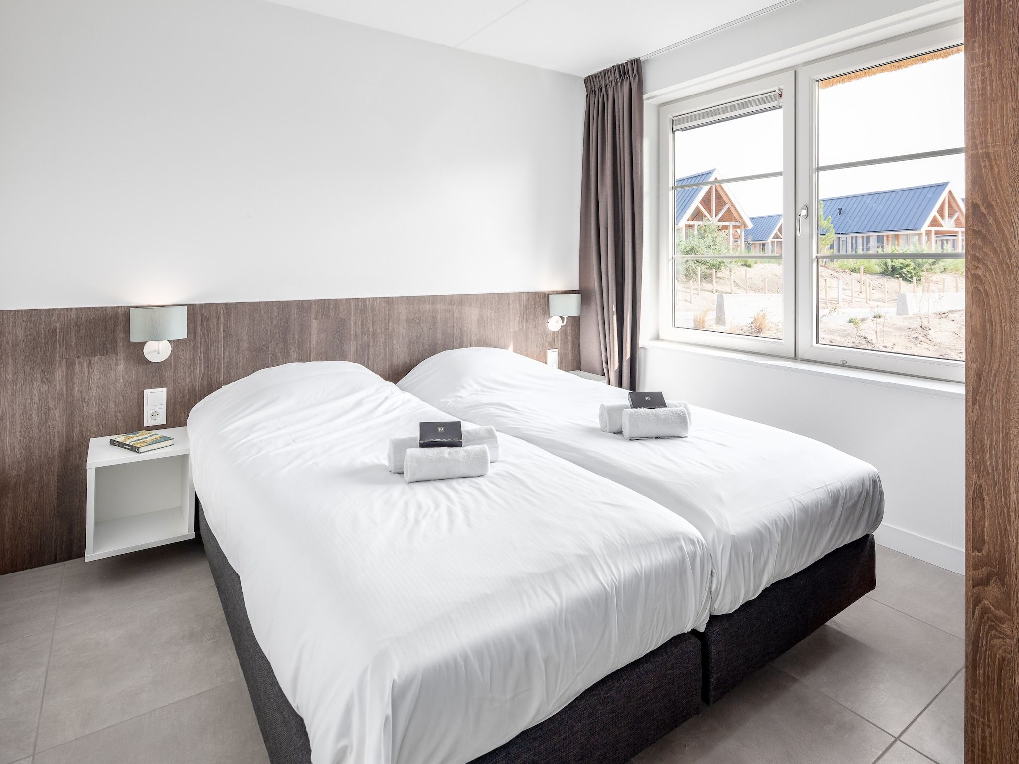 Een slaapkamer van Beach Resort Nieuwvliet-Bad 10 in Nieuwvliet-Bad