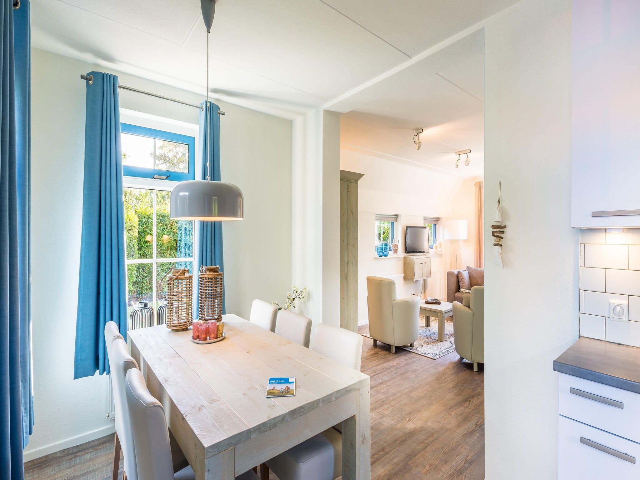 De eetkamer van Kustpark Texel 12 in De Koog