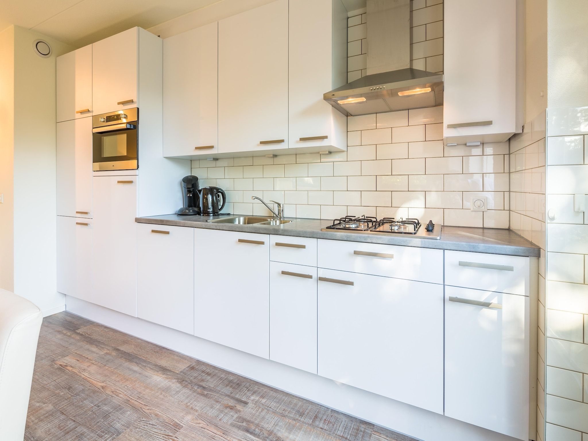 De keuken van Kustpark Texel 12 in De Koog