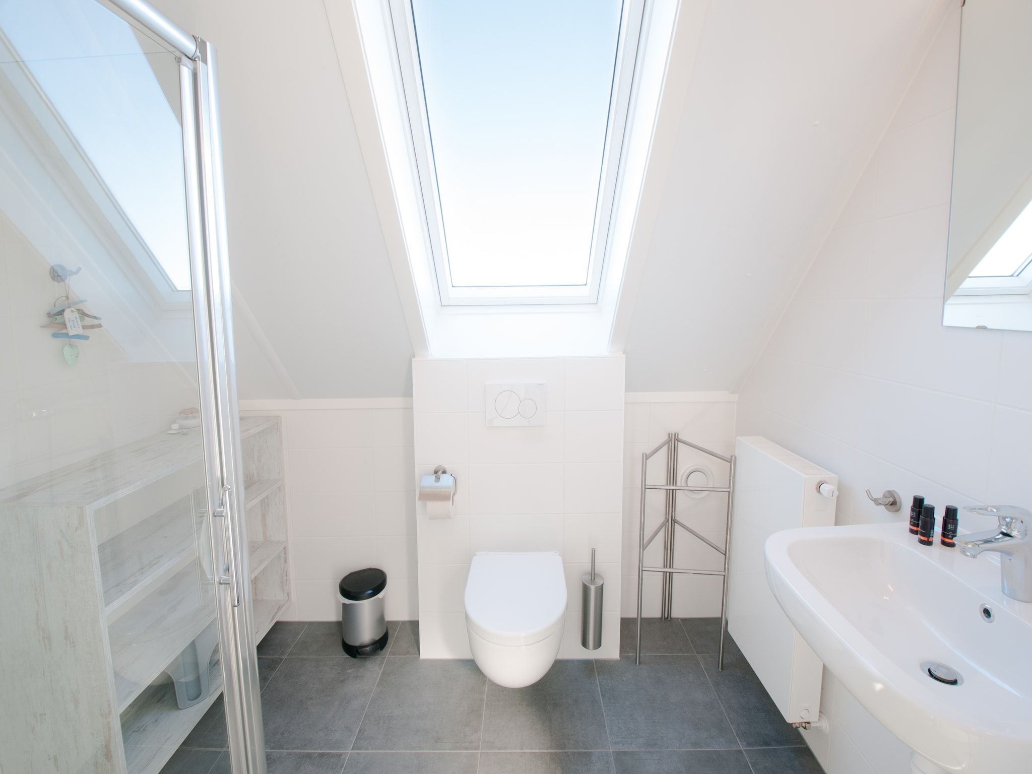 De badkamer van Resort Waterrijk Oesterdam 2 in Tholen