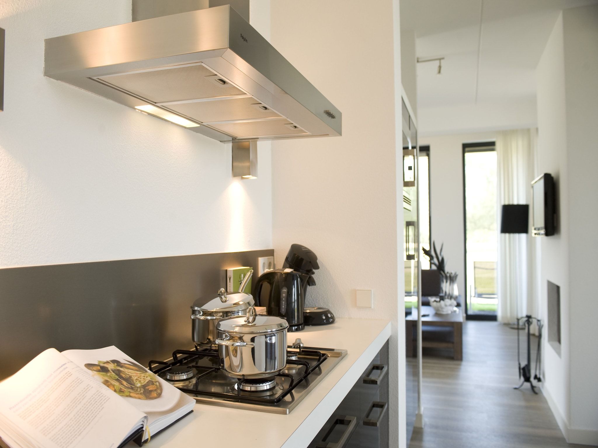 De keuken van Resort Waterrijk Oesterdam 3 in Tholen