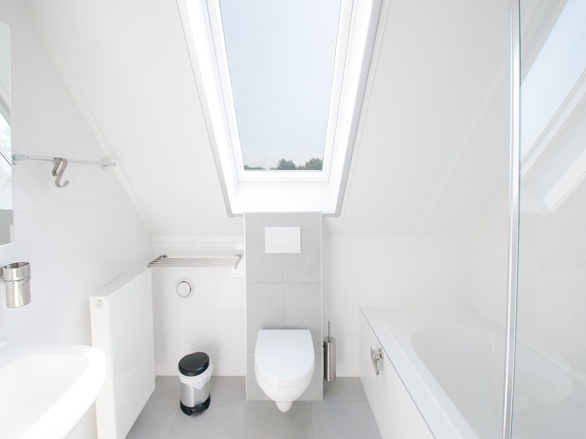 De badkamer van Resort Waterrijk Oesterdam 4 in Tholen