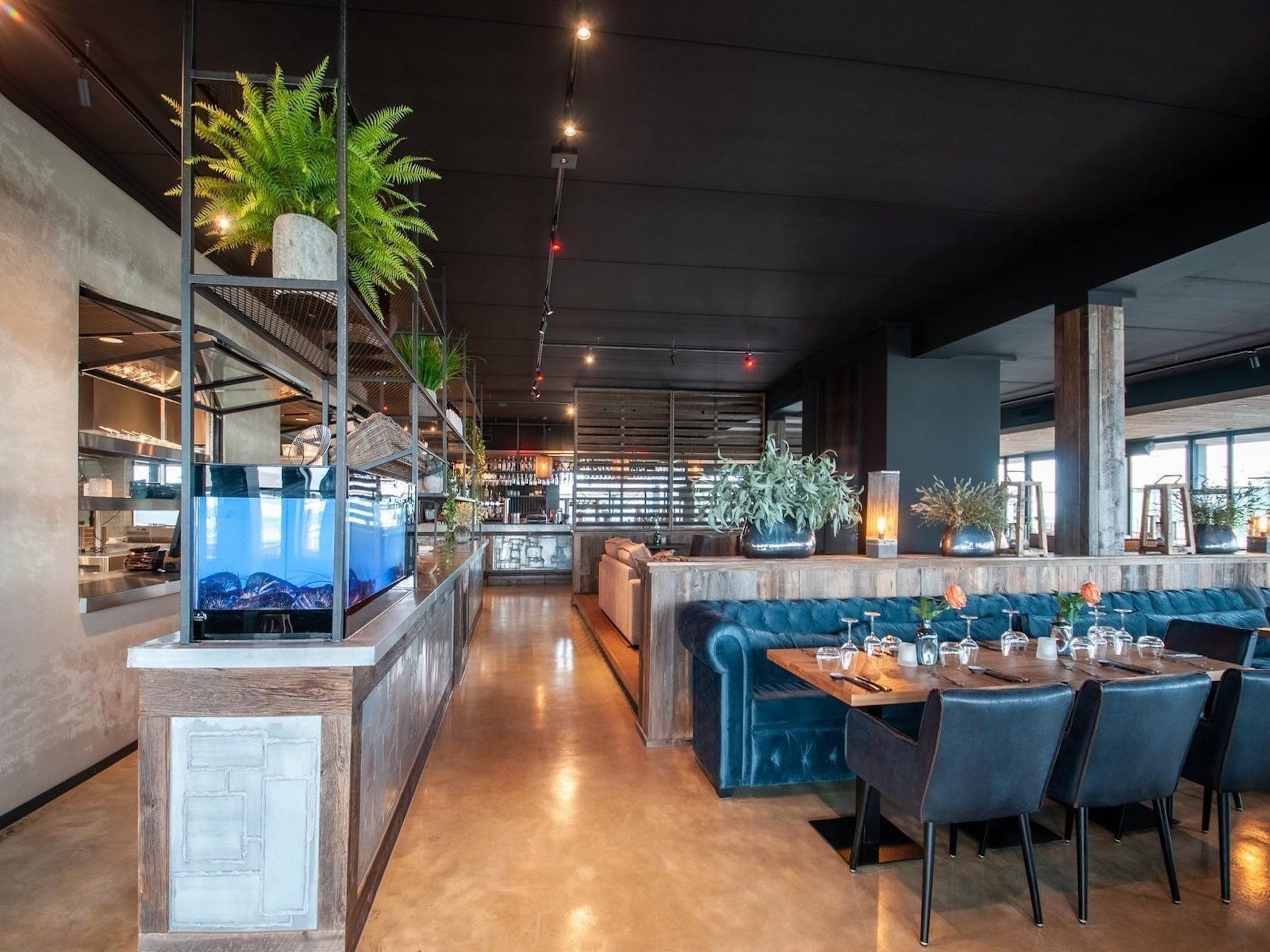 De eetkamer van Resort Waterrijk Oesterdam 5 in Tholen