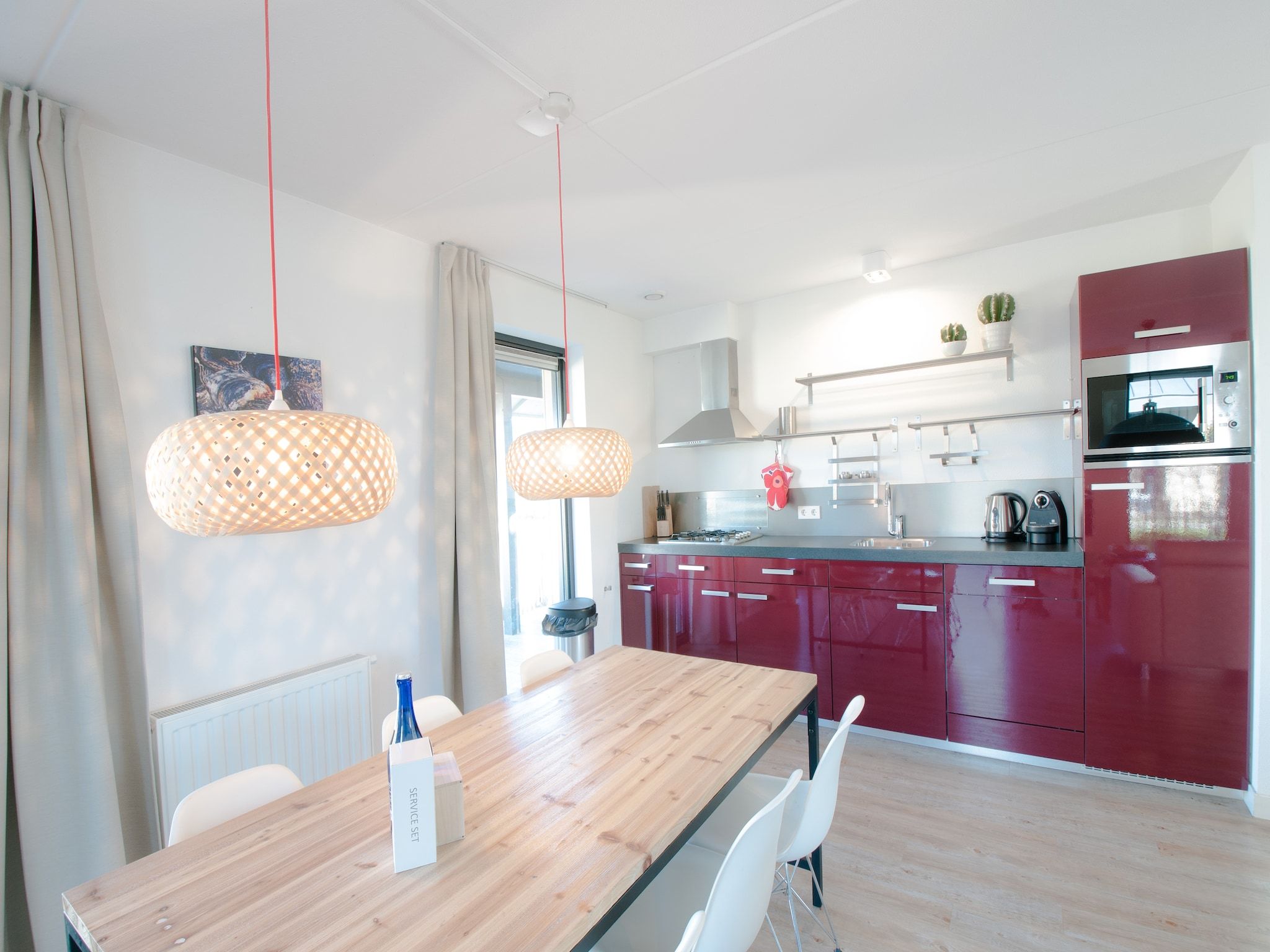 De keuken van Resort Waterrijk Oesterdam 6 in Tholen