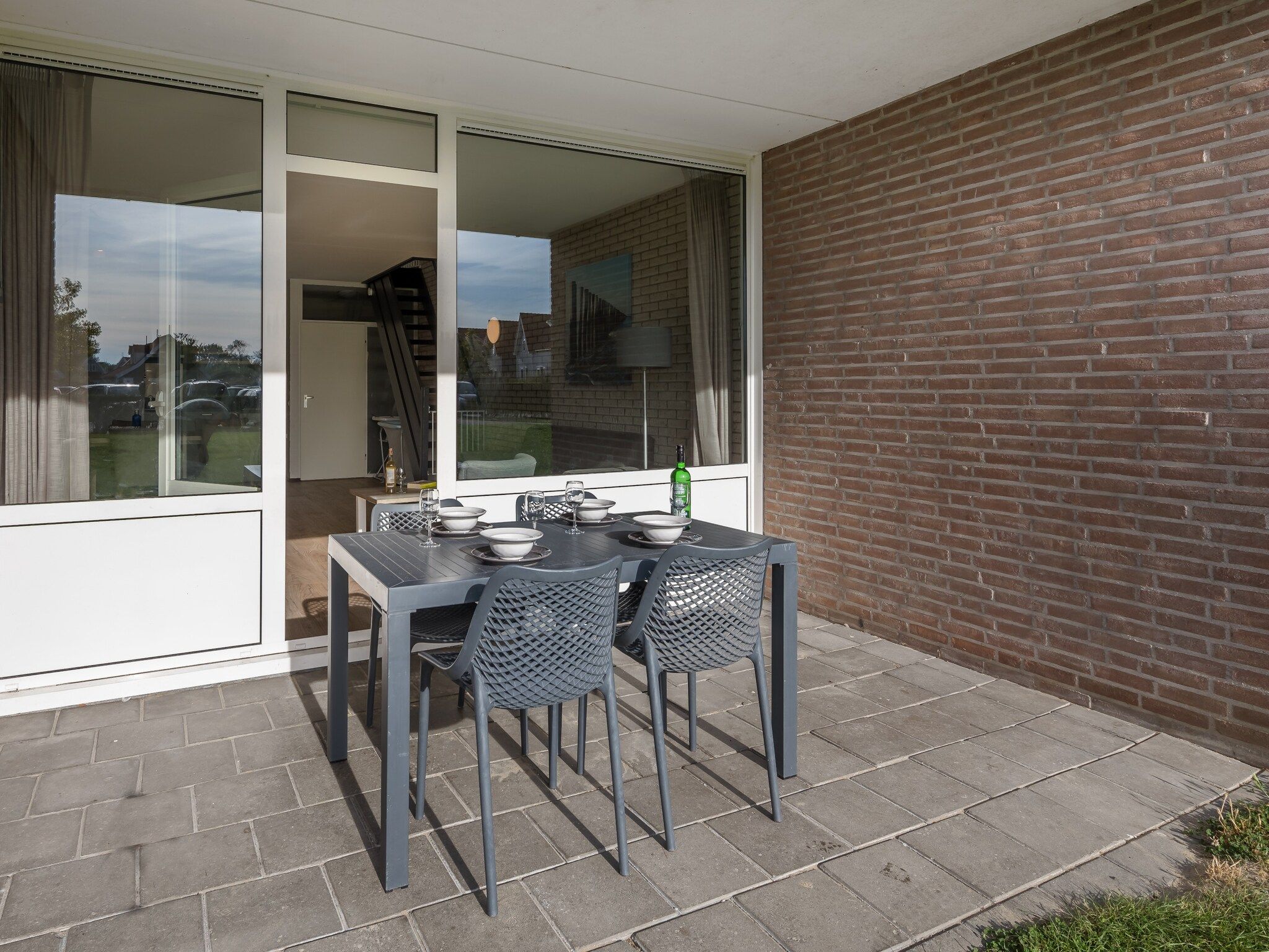 Het terras van Aquadelta 39 in Bruinisse