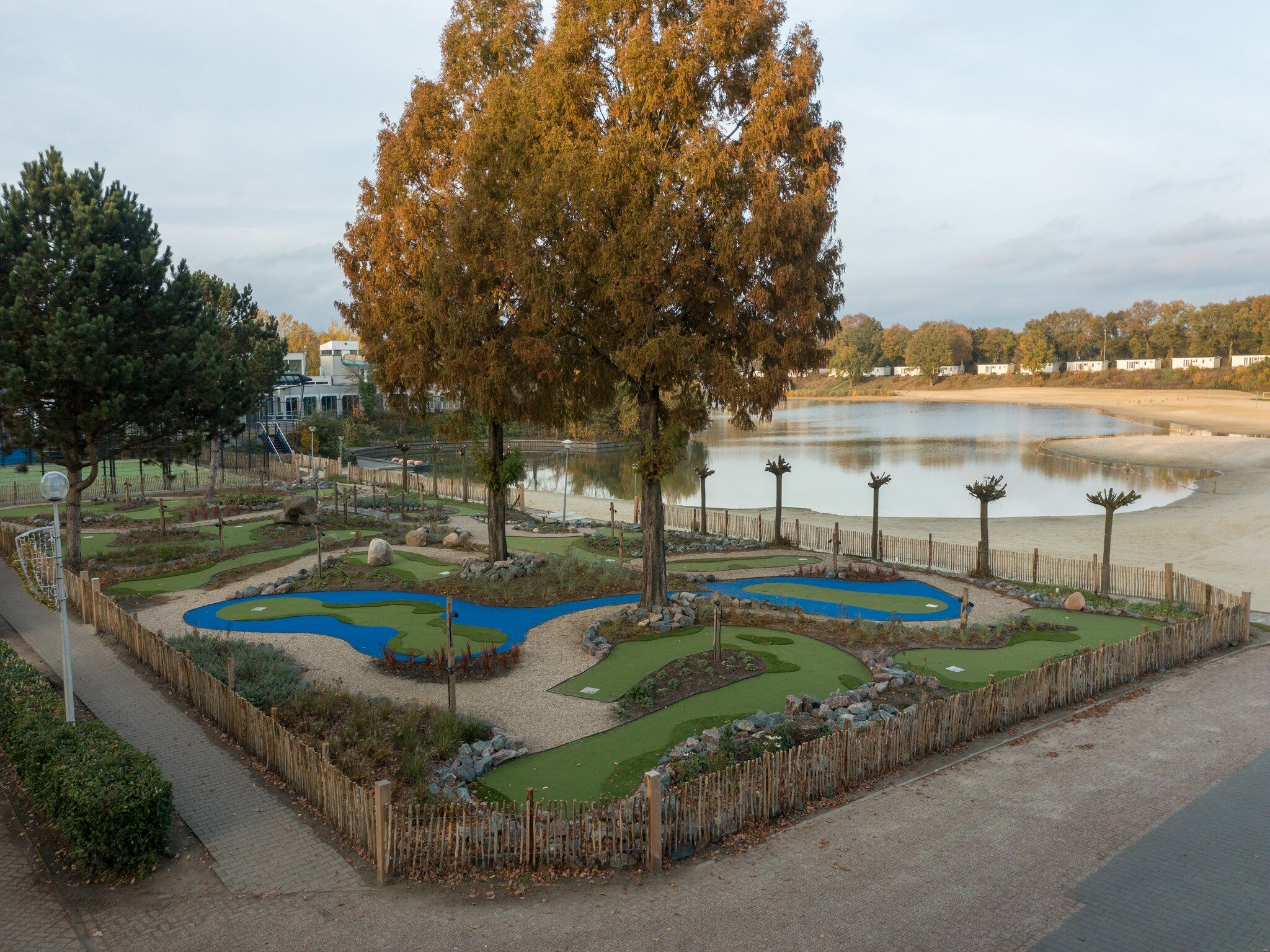 Parkfaciliteiten bij Vakantiepark Hunzedal 13 in Borger