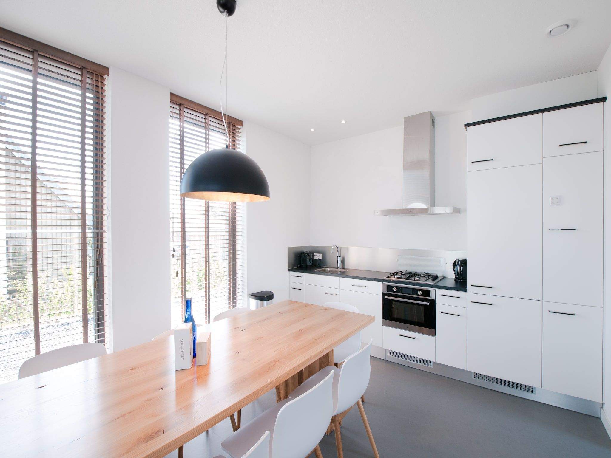 De keuken van Resort Waterrijk Oesterdam 9 in Tholen