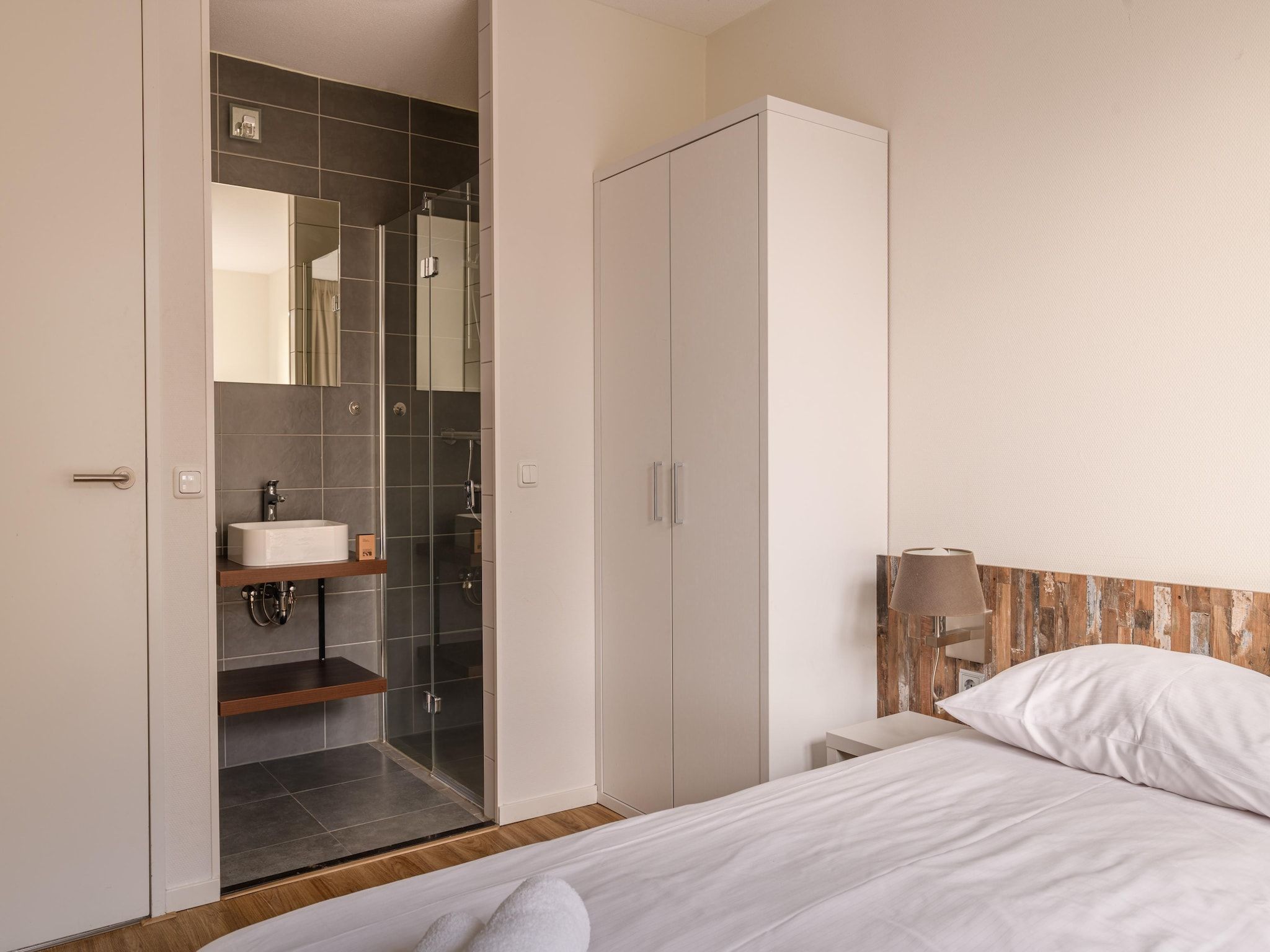 Een slaapkamer van Resort Maastricht 14 in Maastricht
