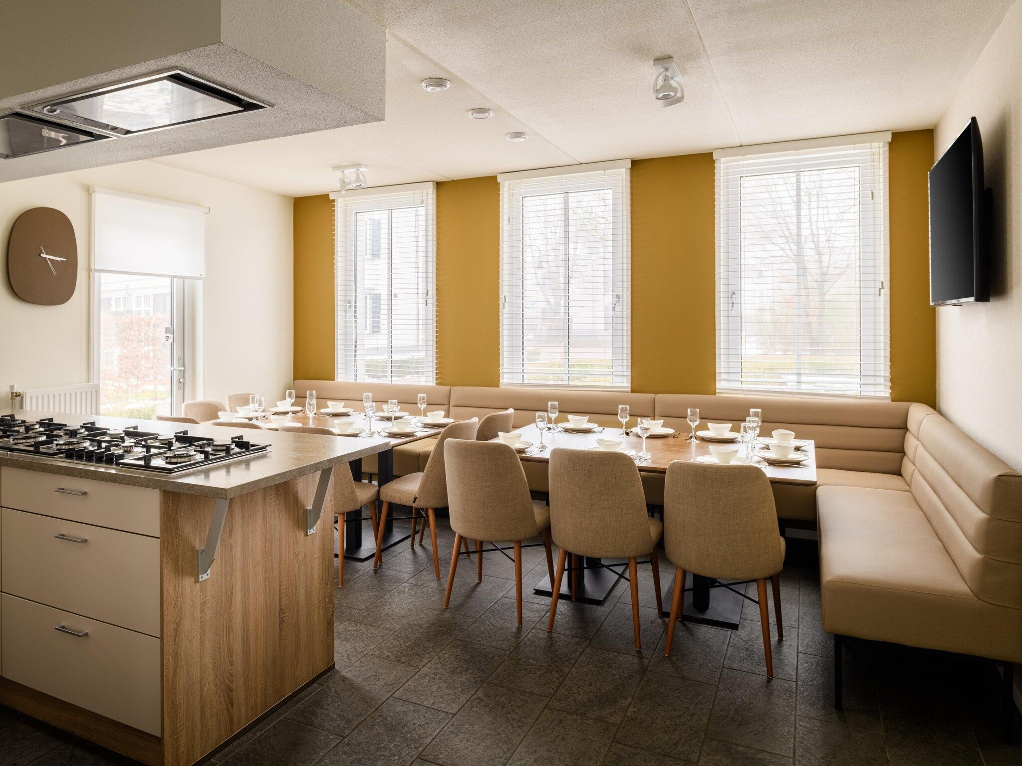 De eetkamer van Resort Maastricht 13 in Maastricht