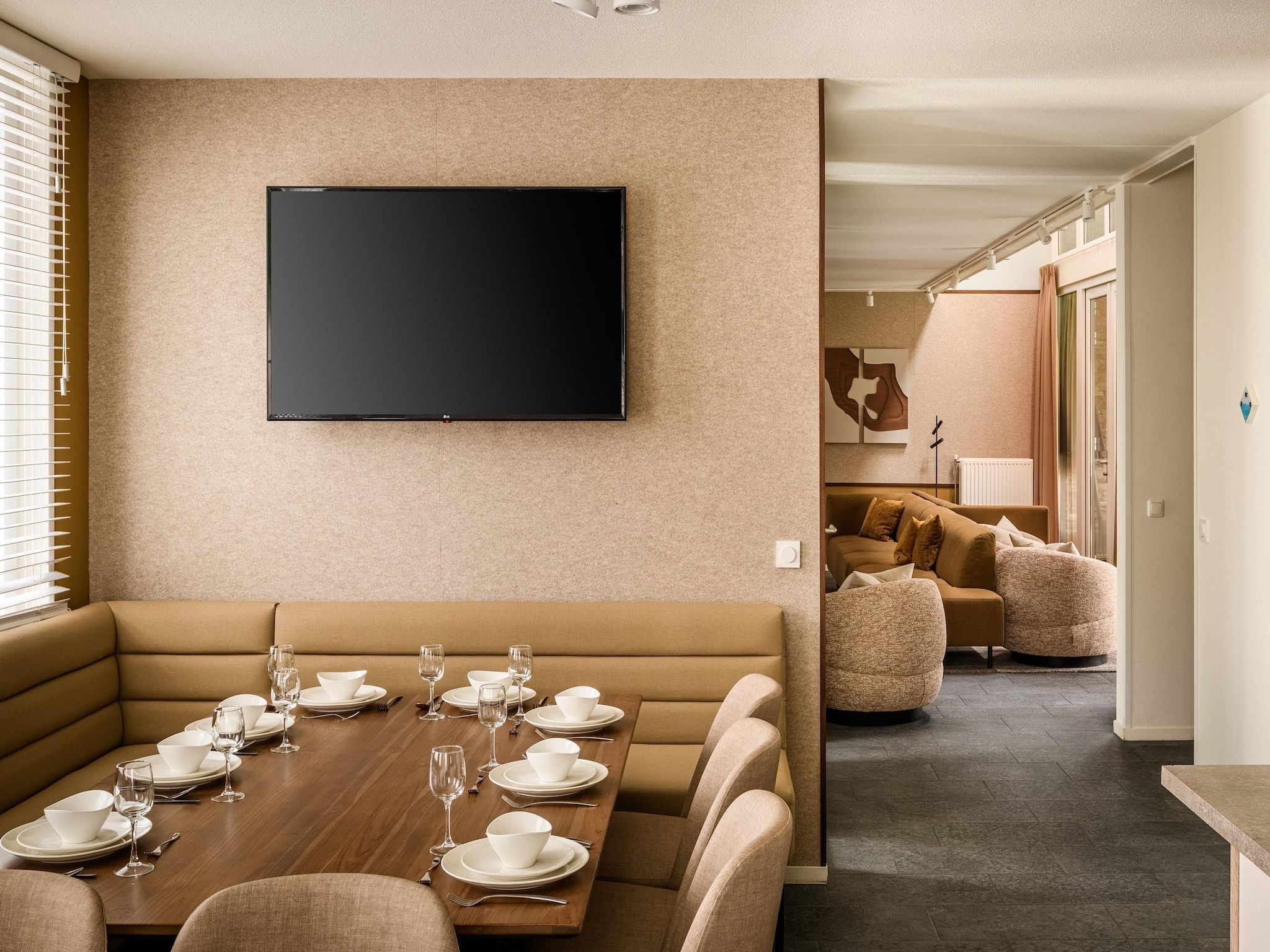 De eetkamer van Resort Maastricht 13 in Maastricht