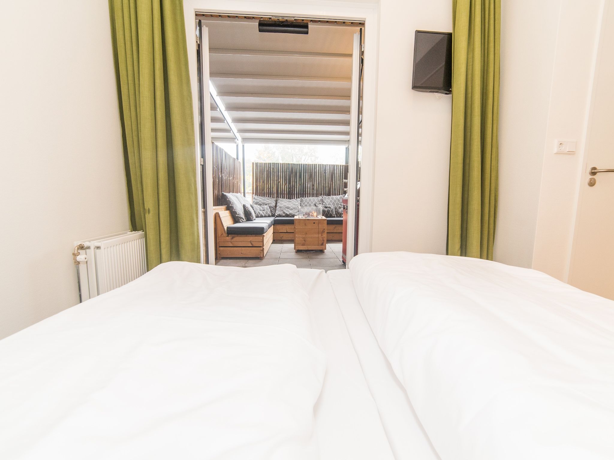 Een slaapkamer van Resort Maastricht 23 in Maastricht