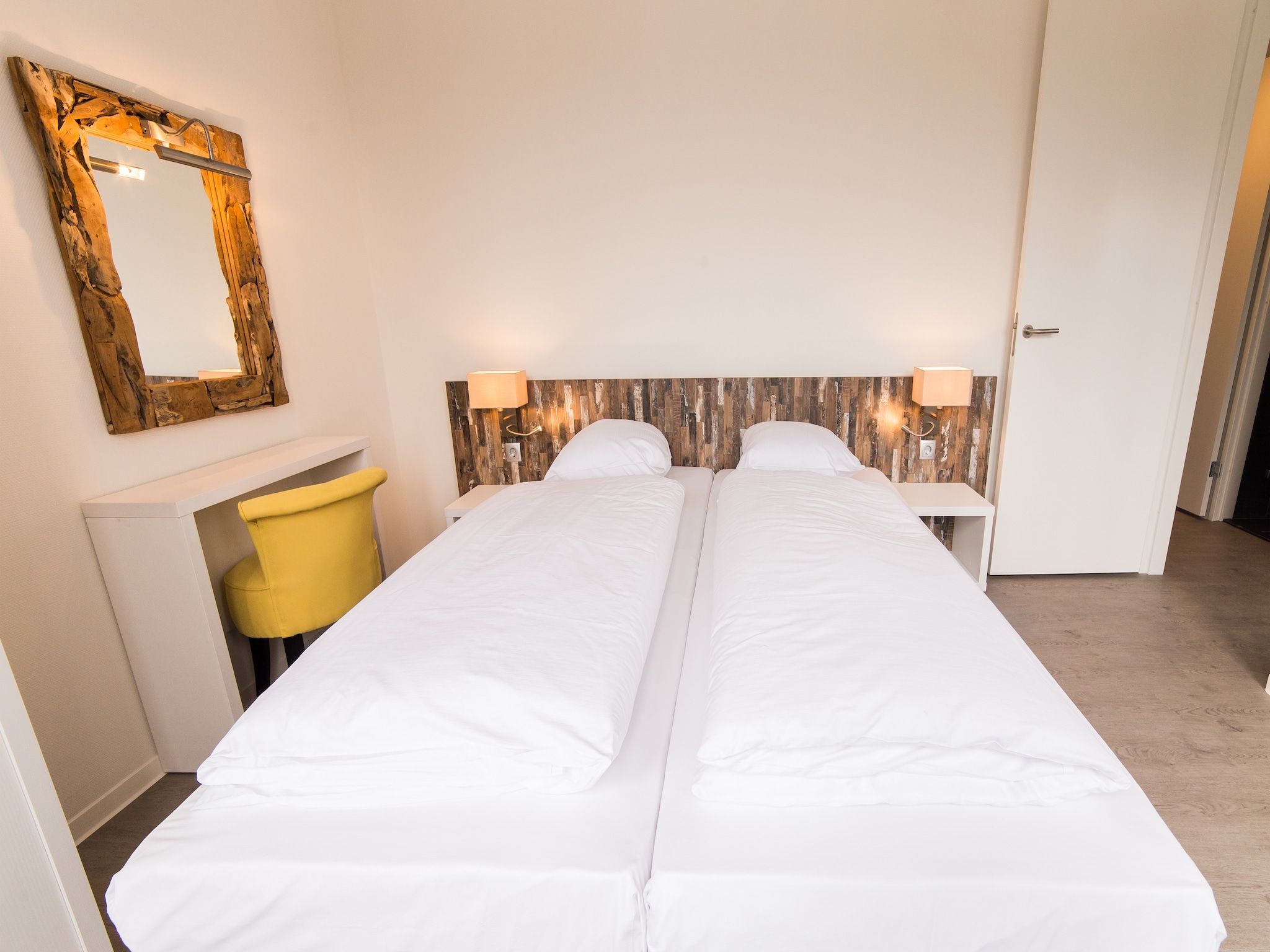 Een slaapkamer van Resort Maastricht 12 in Maastricht