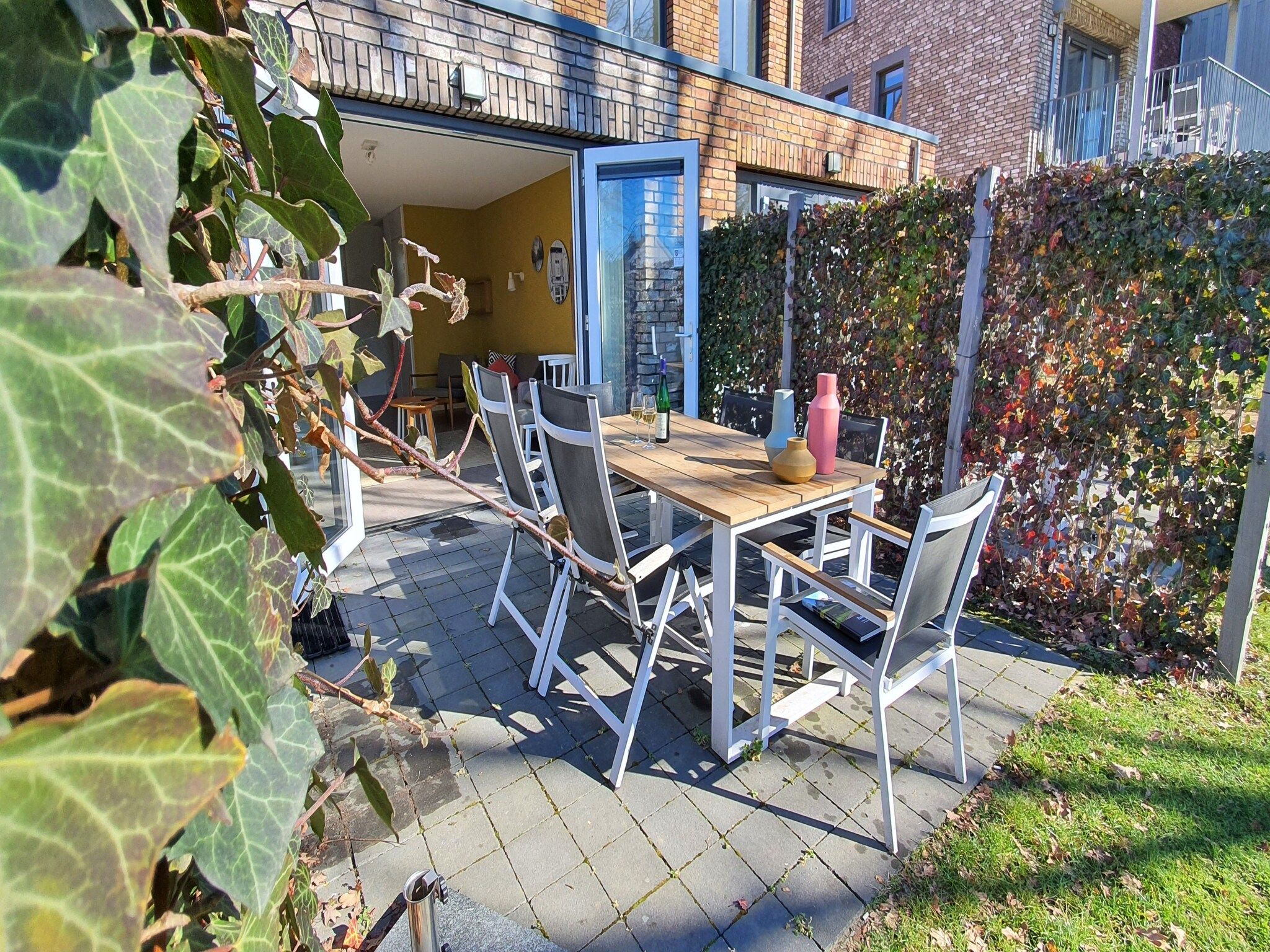 De tuin van Resort Maastricht 12 in Maastricht