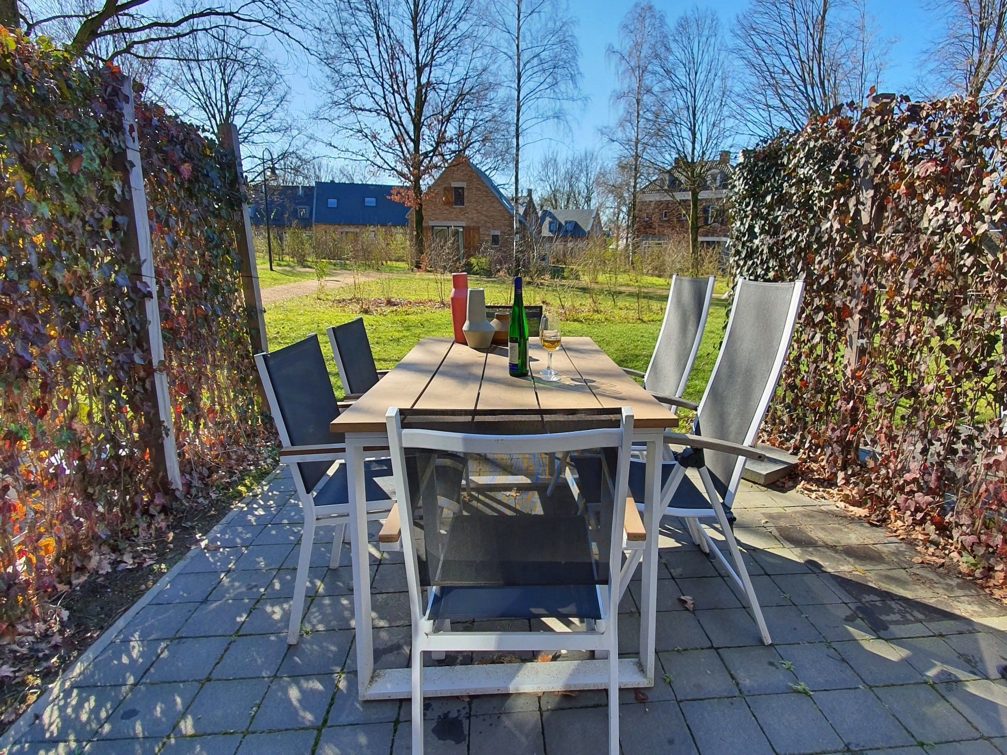 De tuin van Resort Maastricht 12 in Maastricht