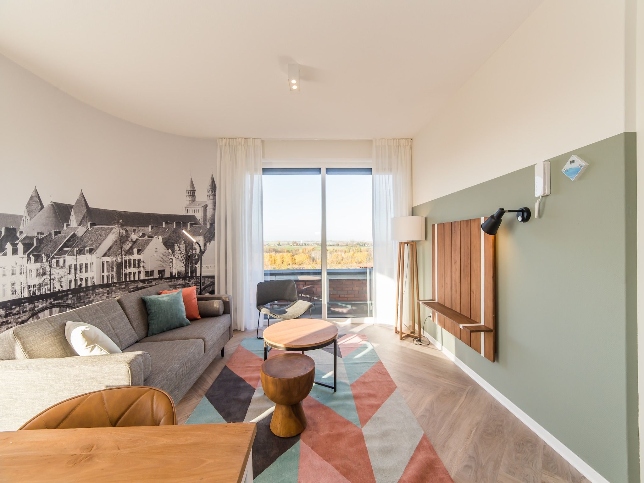 De woonkamer van Resort Maastricht - Prins van Oranje 2 in Maastricht