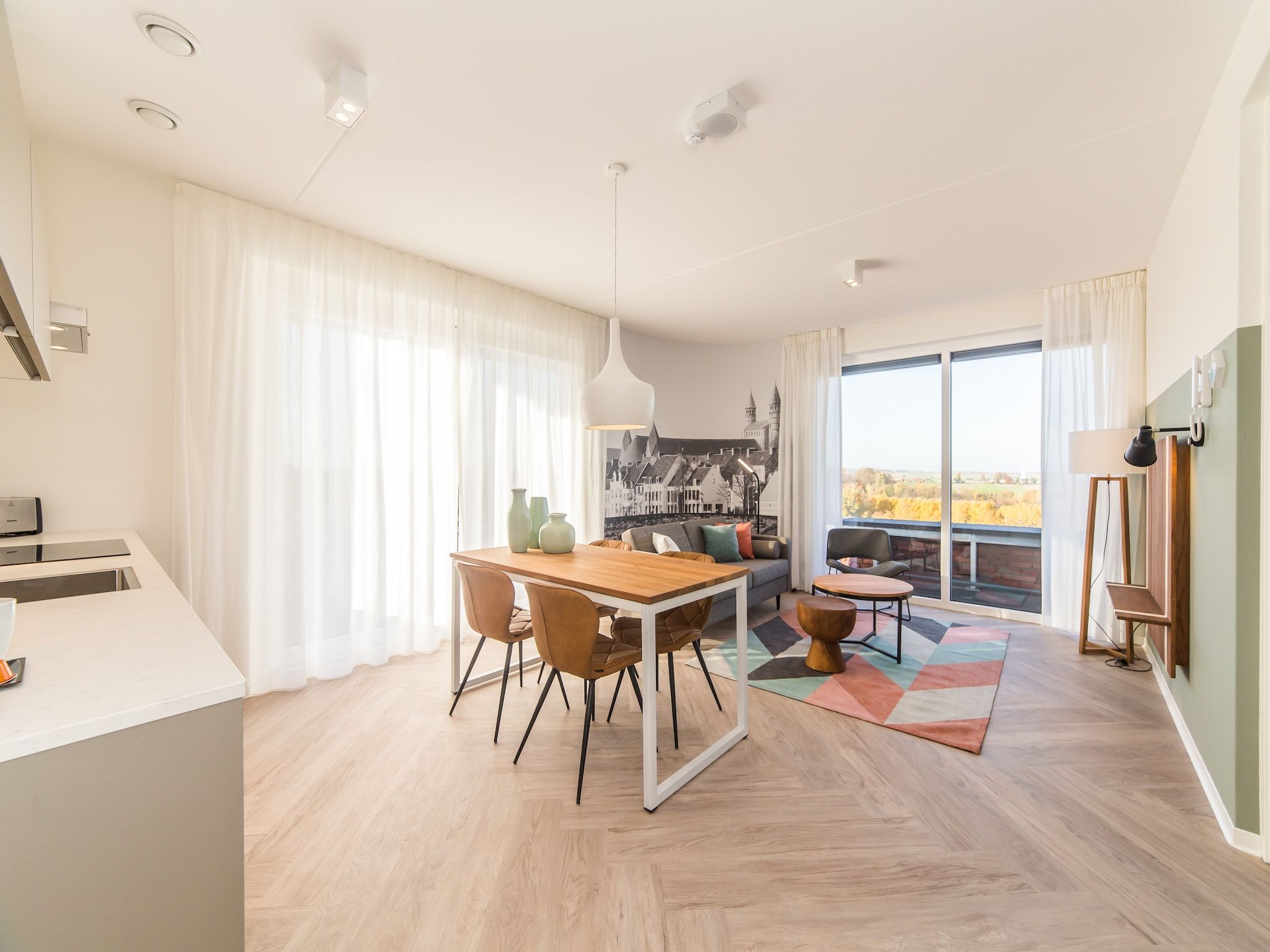 De woonkamer van Resort Maastricht - Prins van Oranje 3 in Maastricht