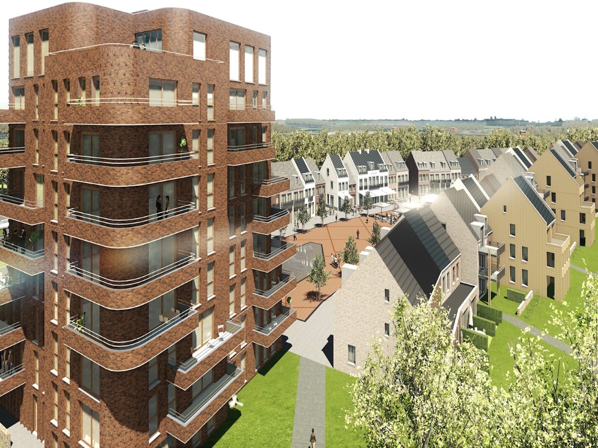 De buitenkant van Resort Maastricht - Prins van Oranje 1 in Maastricht