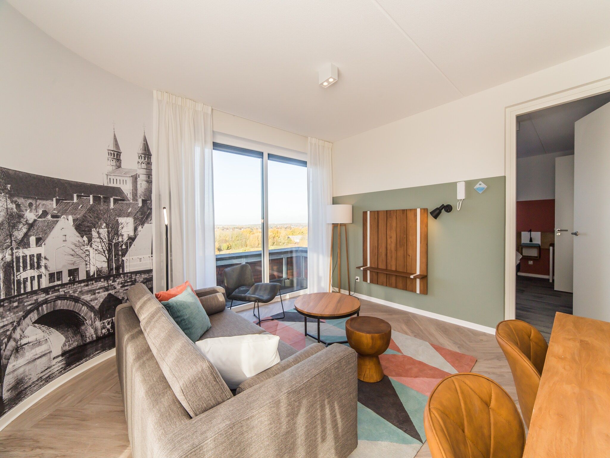 De woonkamer van Resort Maastricht - Prins van Oranje 3 in Maastricht