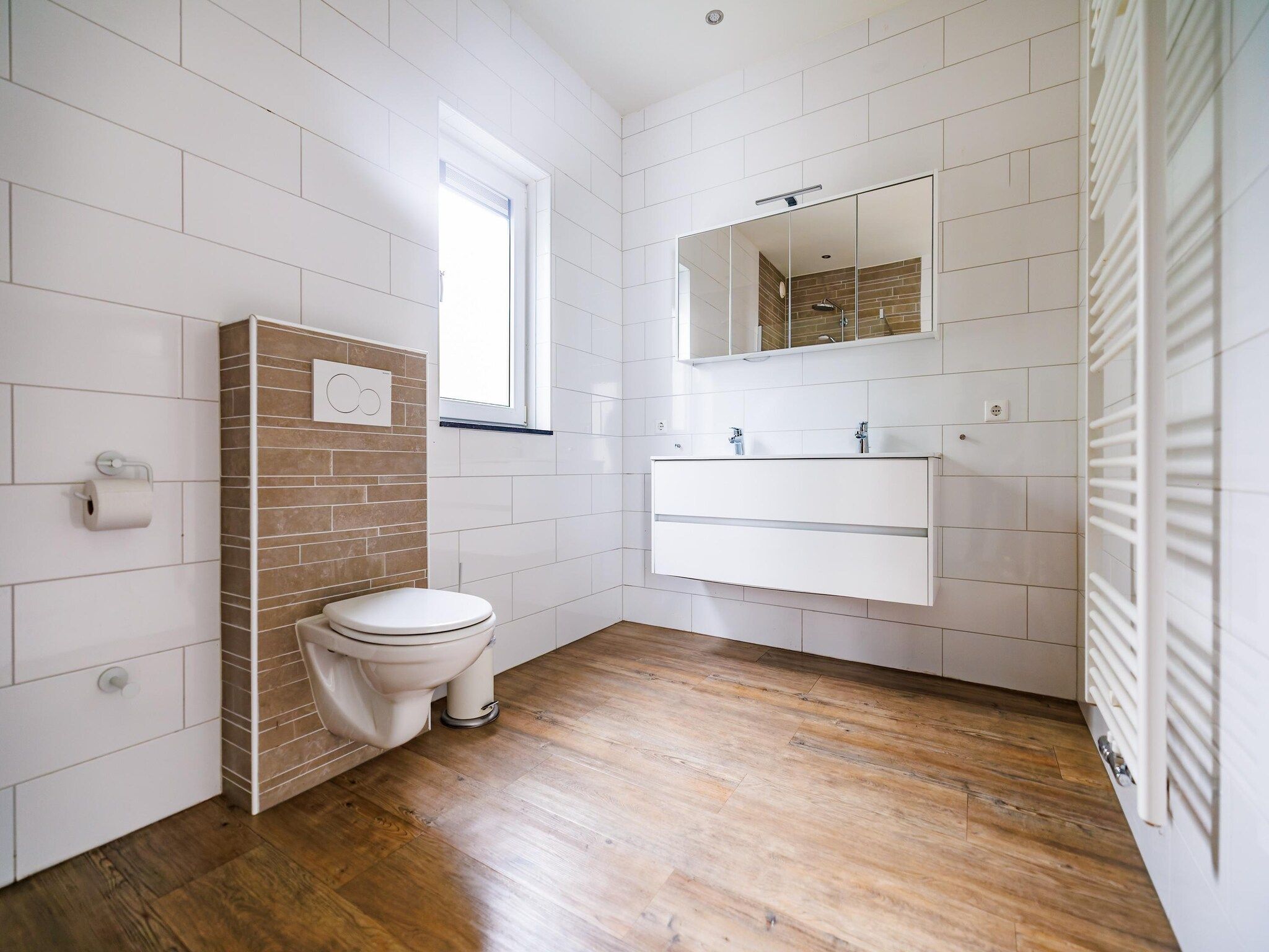 De badkamer van Vakantiepark Eiland van Maurik 4 in Maurik