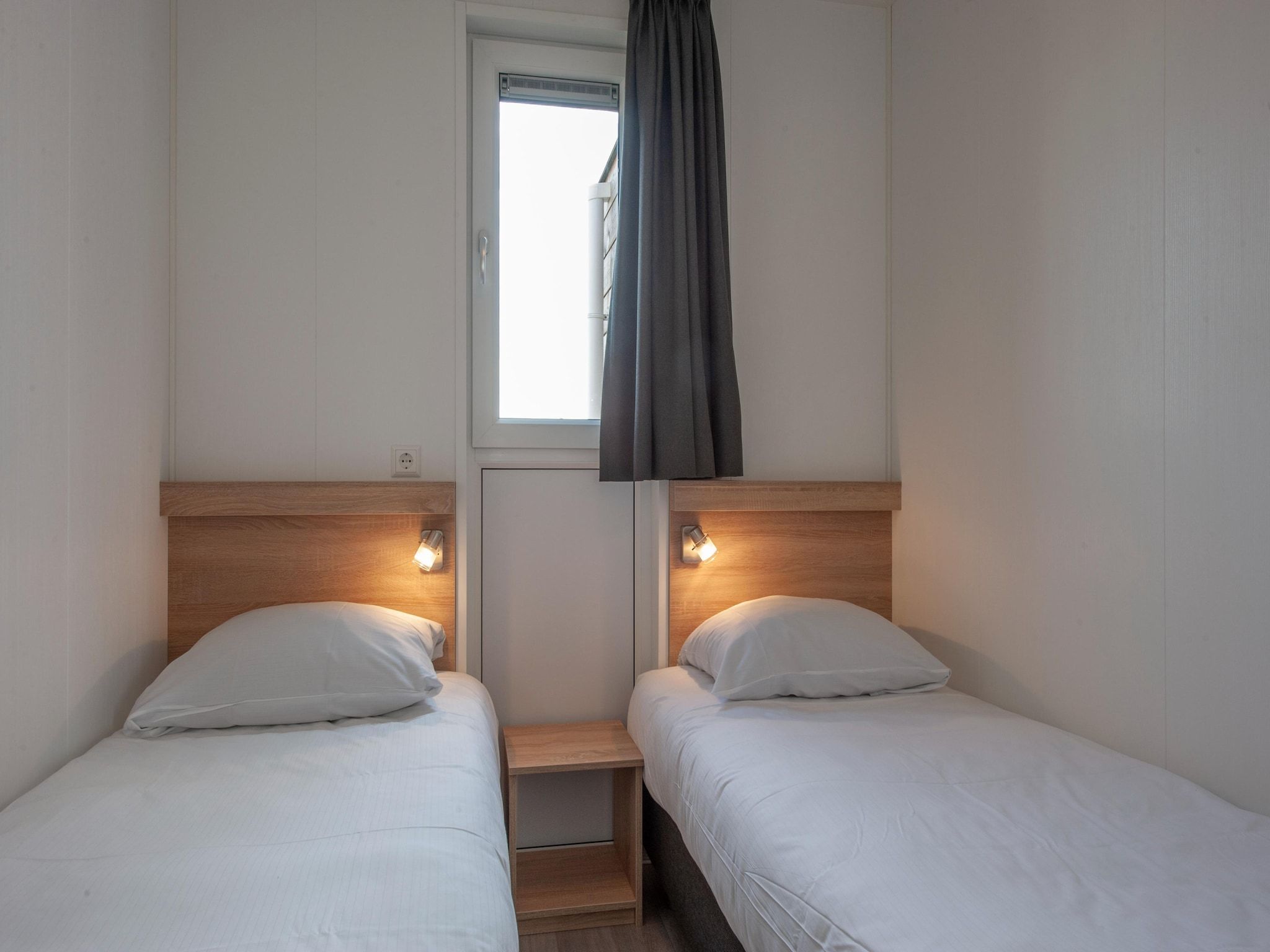 Een slaapkamer van Beach Resort Nieuwvliet-Bad 12 in Nieuwvliet-Bad