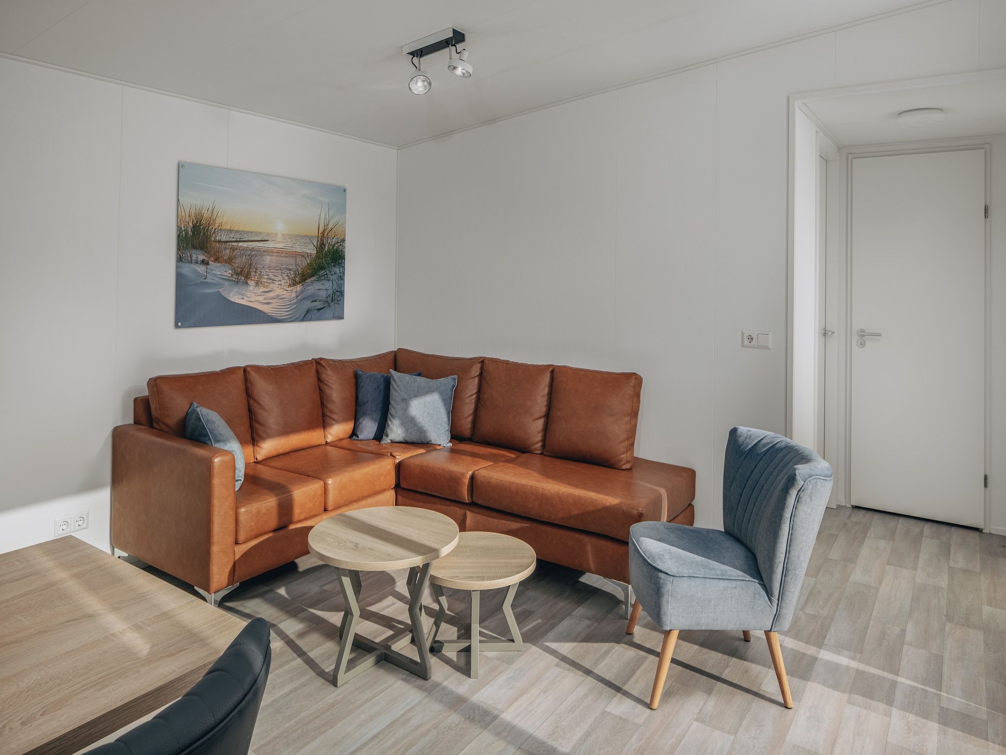 De woonkamer van Vakantiepark Hof Domburg 20 in Domburg