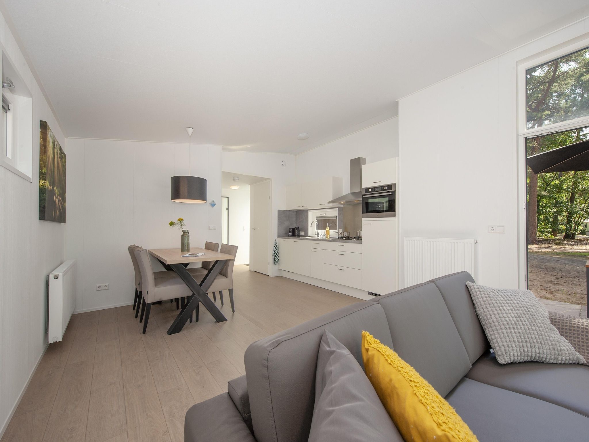 De eetkamer van Bospark 't Wolfsven 9 in Mierlo