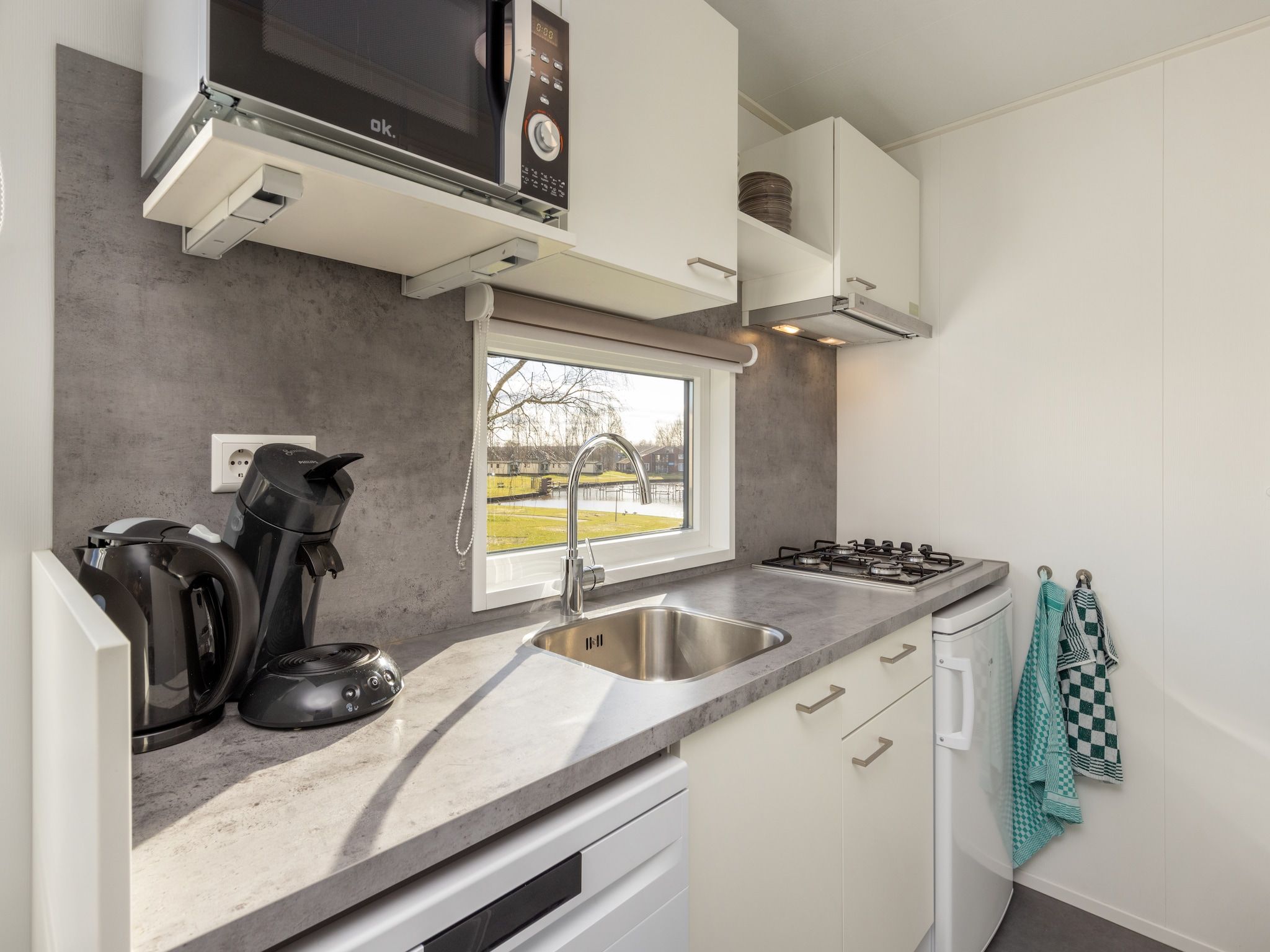 De keuken van Hunzepark 12 in Gasselternijveen