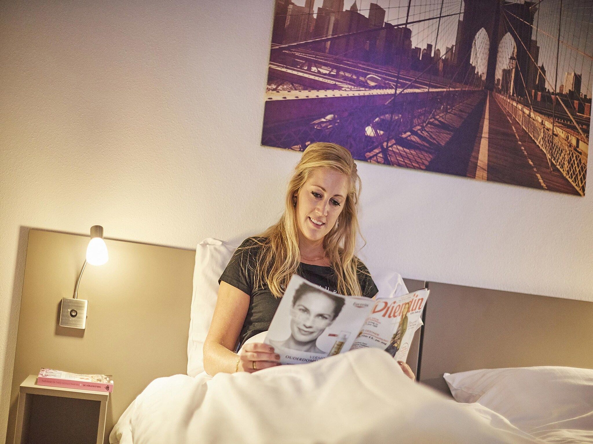 Een slaapkamer van Buitenhof De Leistert 29 in Roggel