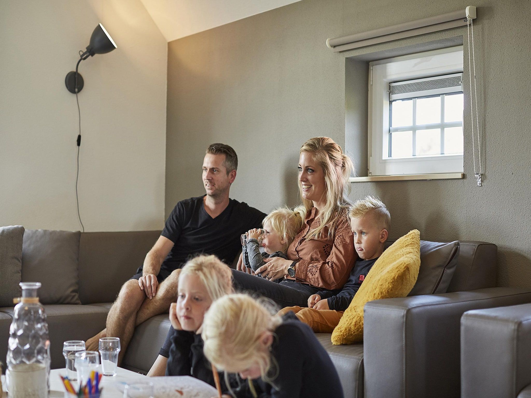 De woonkamer van Buitenhof De Leistert 29 in Roggel