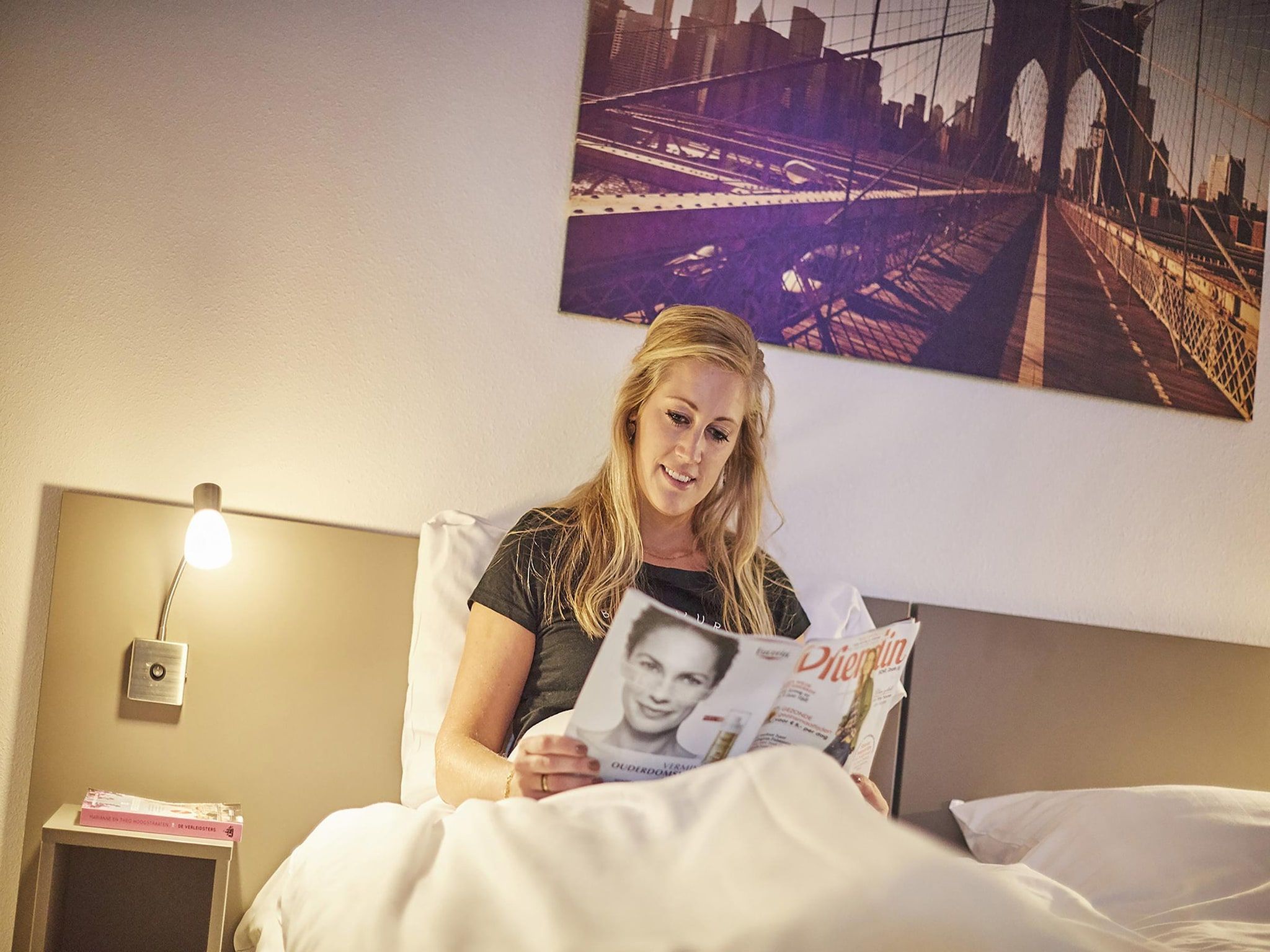 Een slaapkamer van Buitenhof De Leistert 32 in Roggel