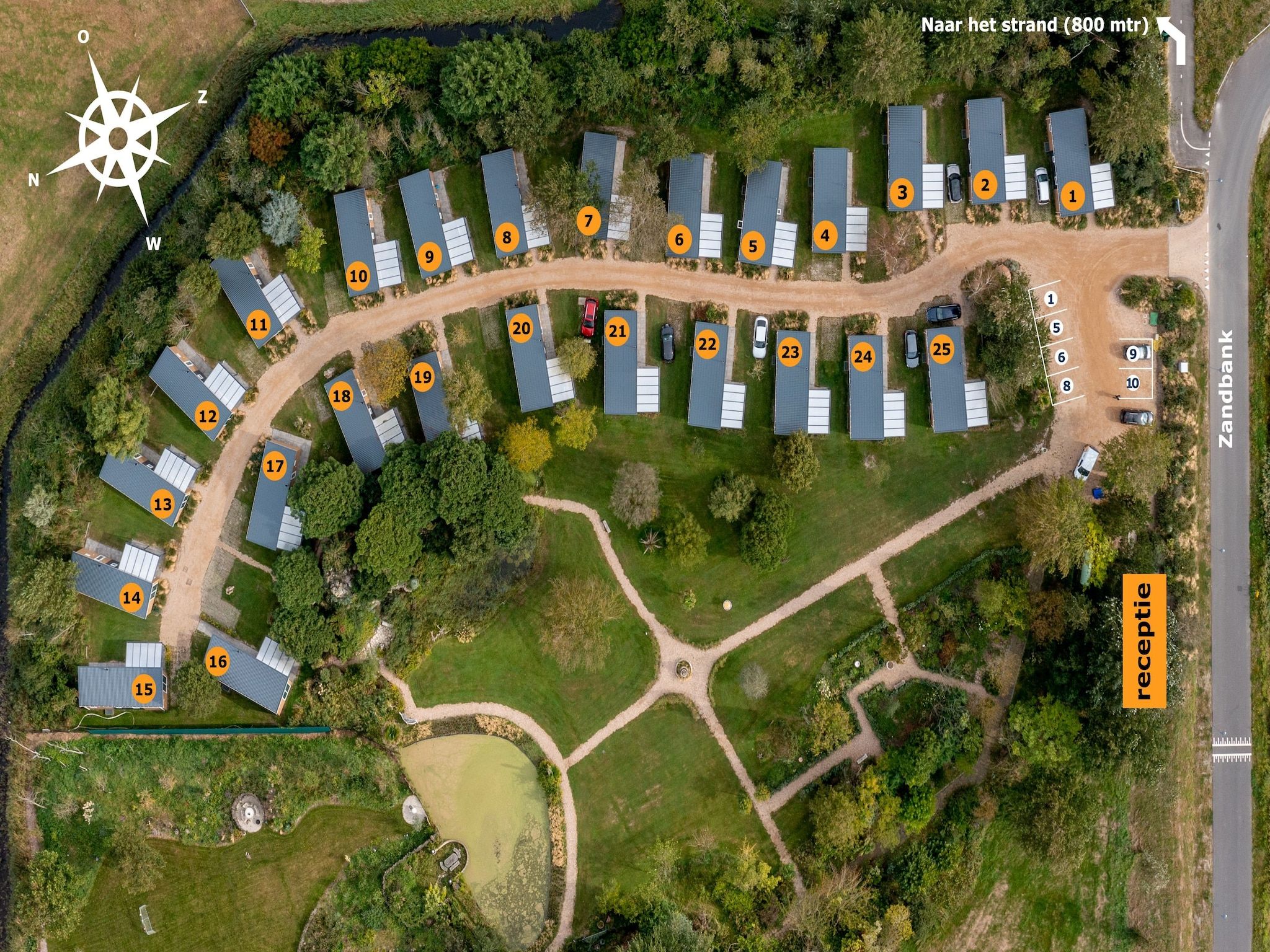 Sfeerbeeld van Fort den Haak - Chalet 1 t/m 10 huisdiervrij in Vrouwenpolder