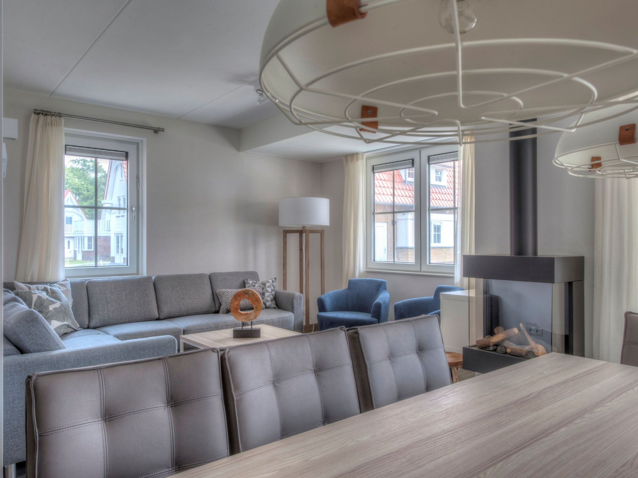 De woonkamer van Noordzee Résidence Dishoek 14 in Kamperland