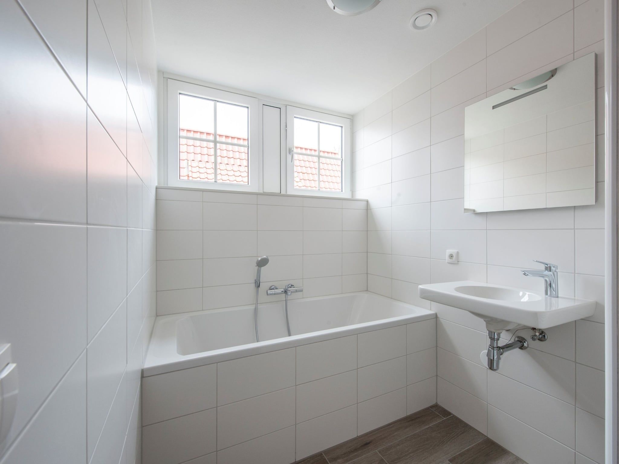 De badkamer van Noordzee Résidence Dishoek 14 in Kamperland