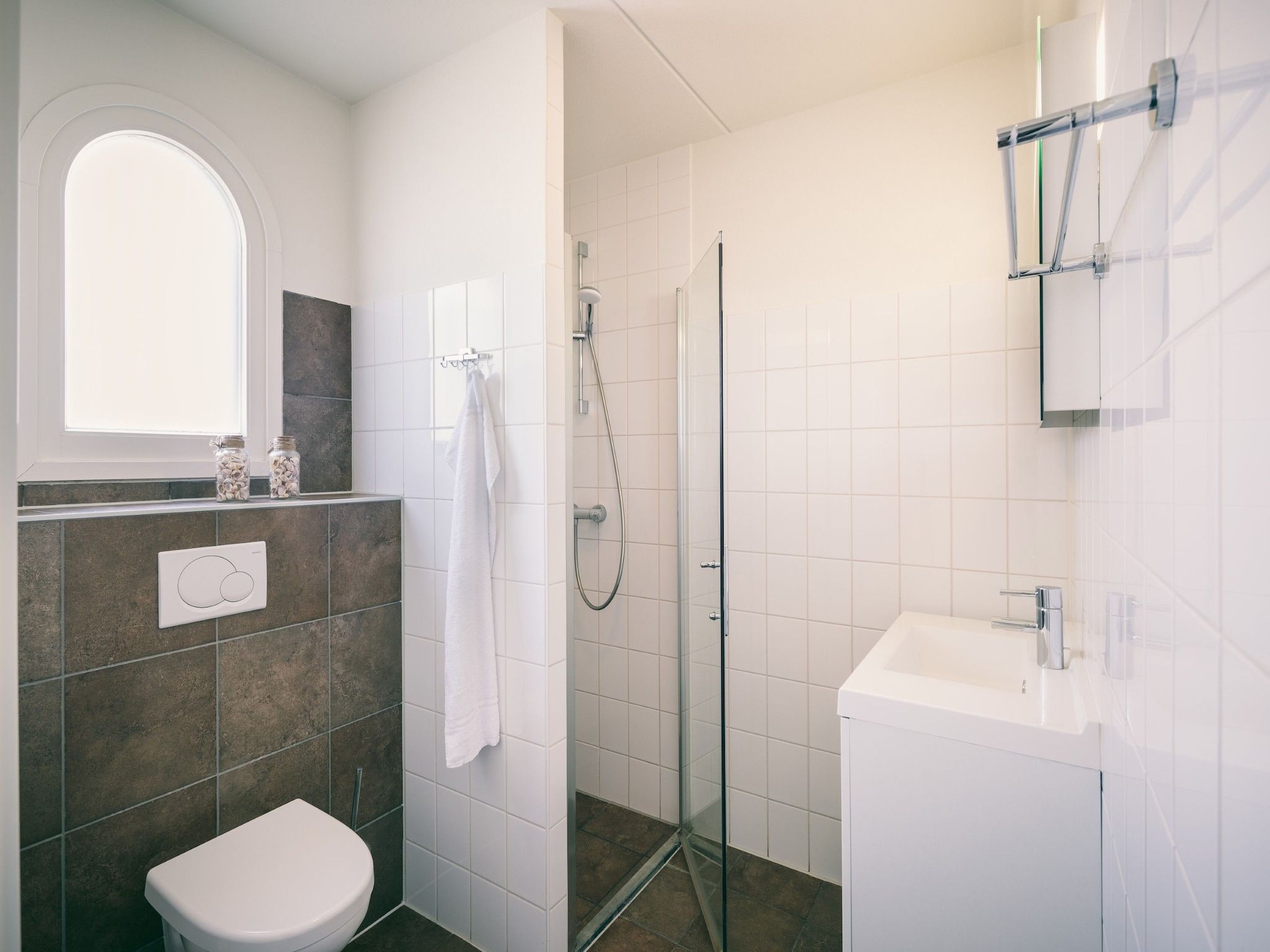 De badkamer van Duinresort Dunimar 2 in Noordwijkerhout