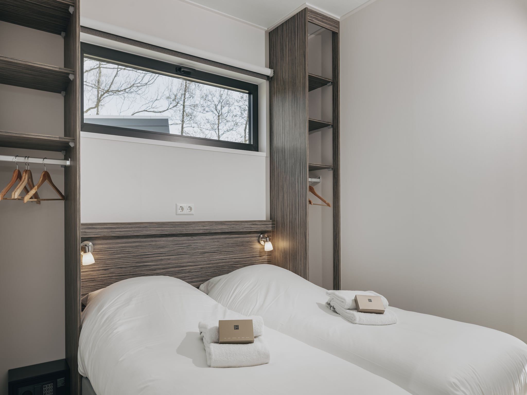 Een slaapkamer van Park Wijdenes 1 in Wijdenes