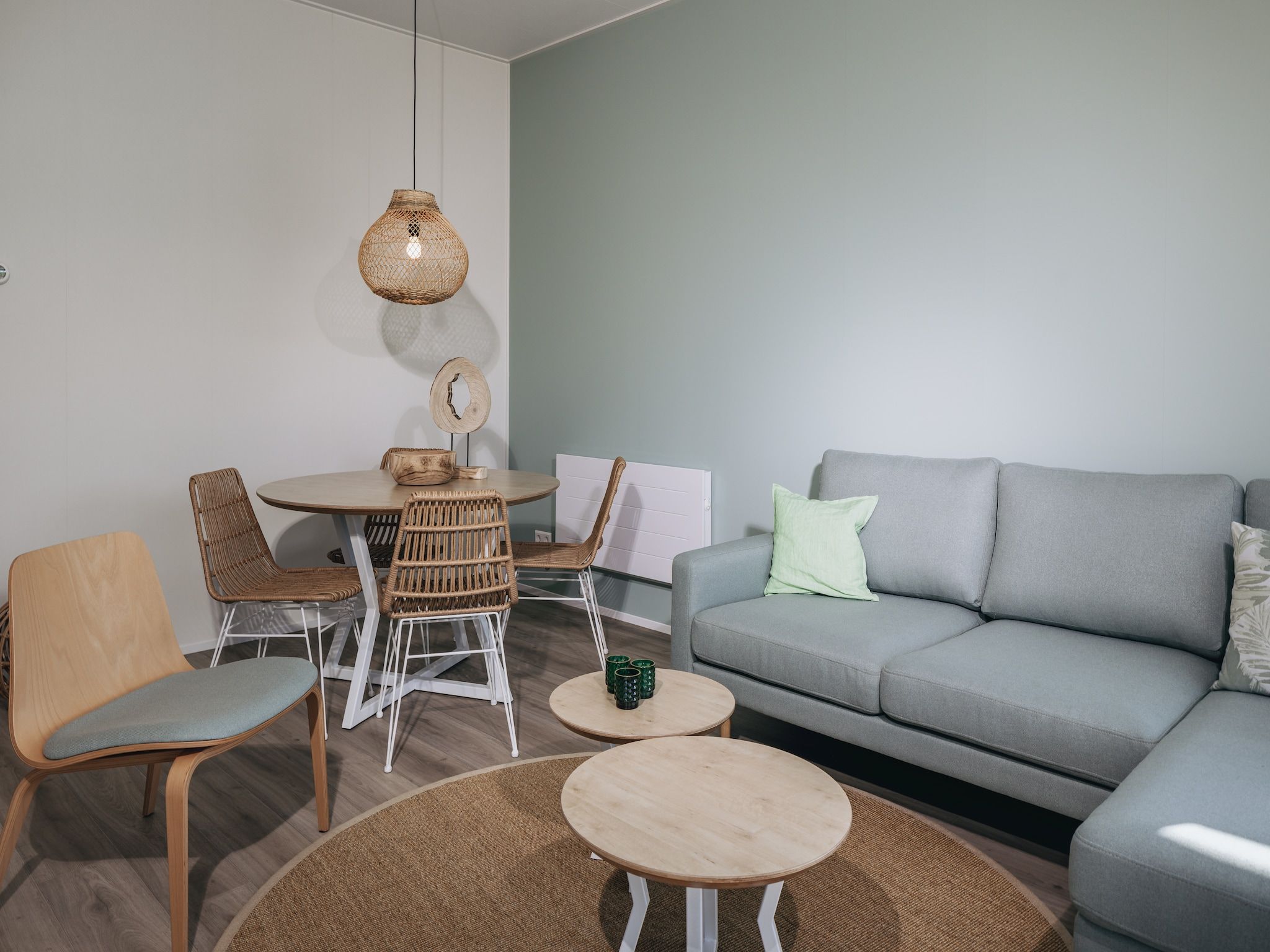 De woonkamer van Park Wijdenes 2 in Wijdenes