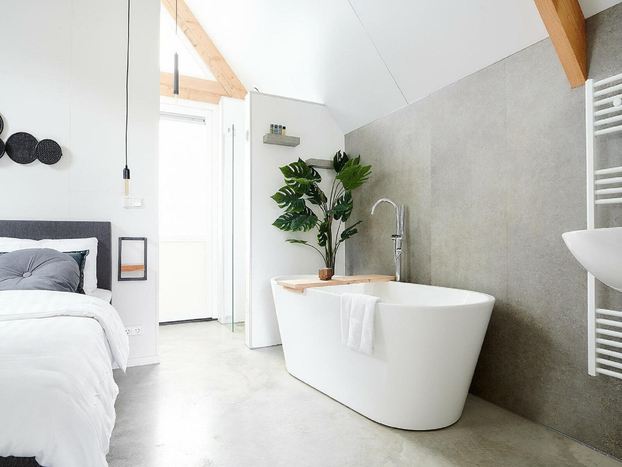 De badkamer van Landgoed De IJsvogel 11 in Voorthuizen