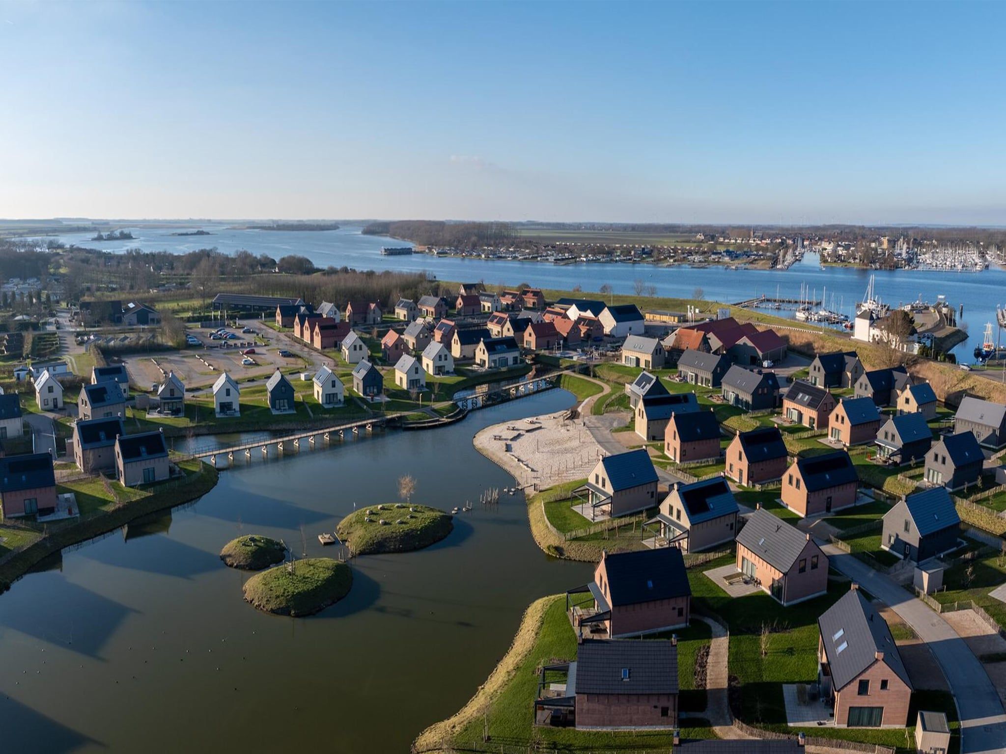 De omgeving van Park Veerse Kreek 1 in Wolphaartsdijk
