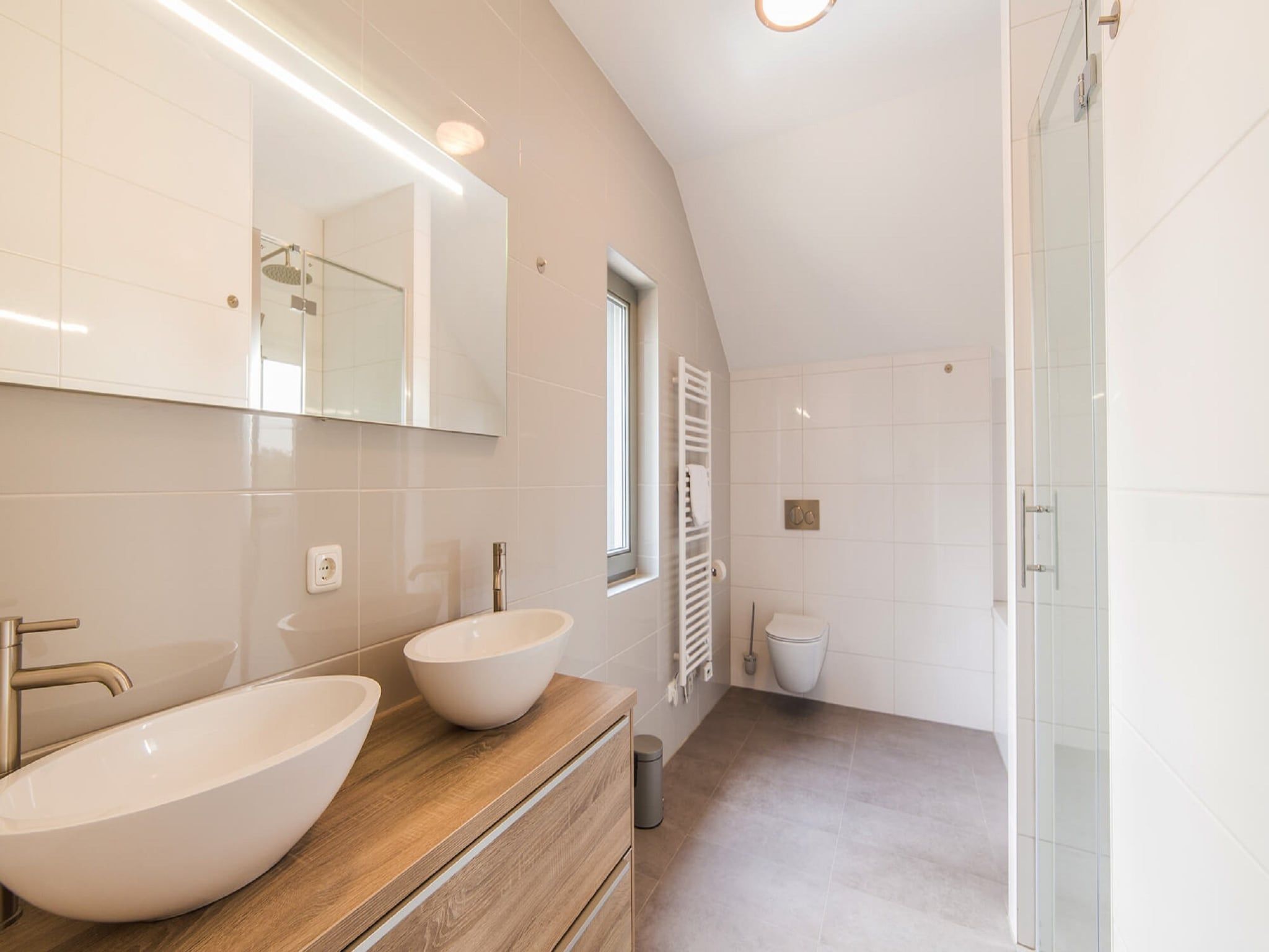 De badkamer van Resort Maastricht 26 in Maastricht