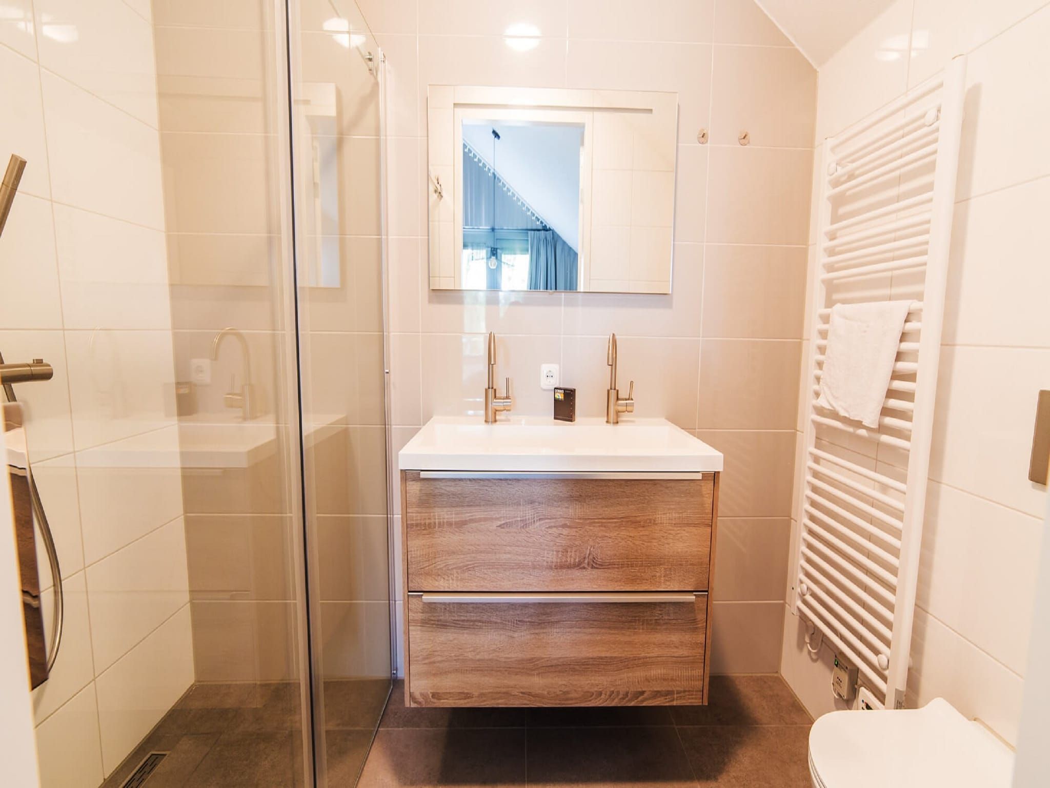 De badkamer van Resort Maastricht 31 in Maastricht