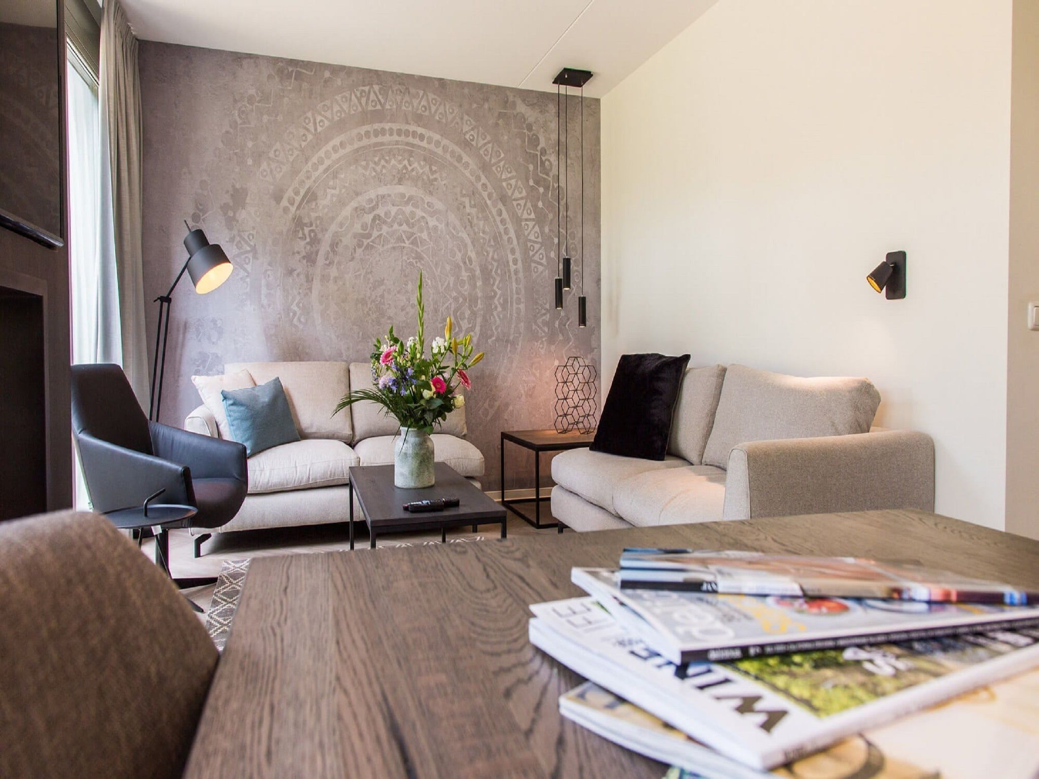 De woonkamer van Resort Maastricht 31 in Maastricht