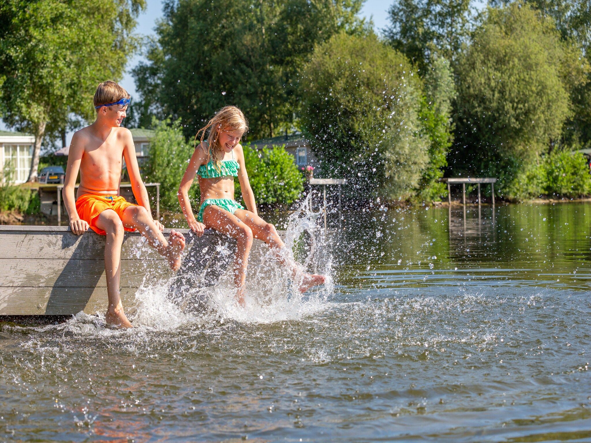 Parkfaciliteiten bij Recreatiepark Tolplas 16 in Hoge Hexel