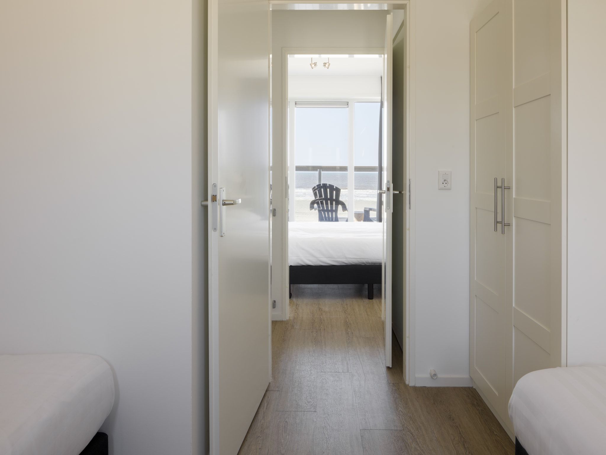 Een slaapkamer van Resort Hoek van Holland in Hoek Van Holland