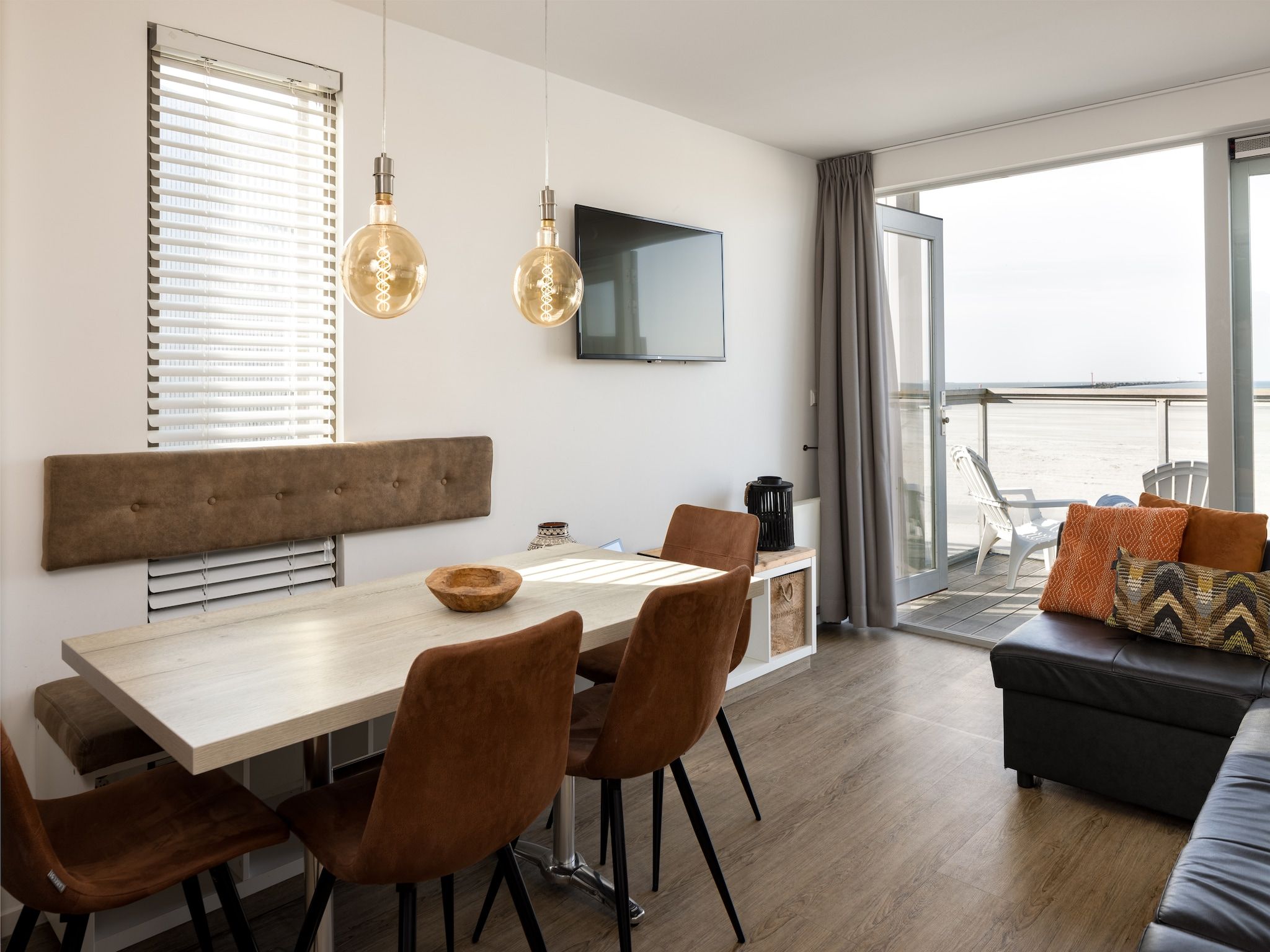 De woonkamer van Resort Hoek van Holland in Hoek Van Holland